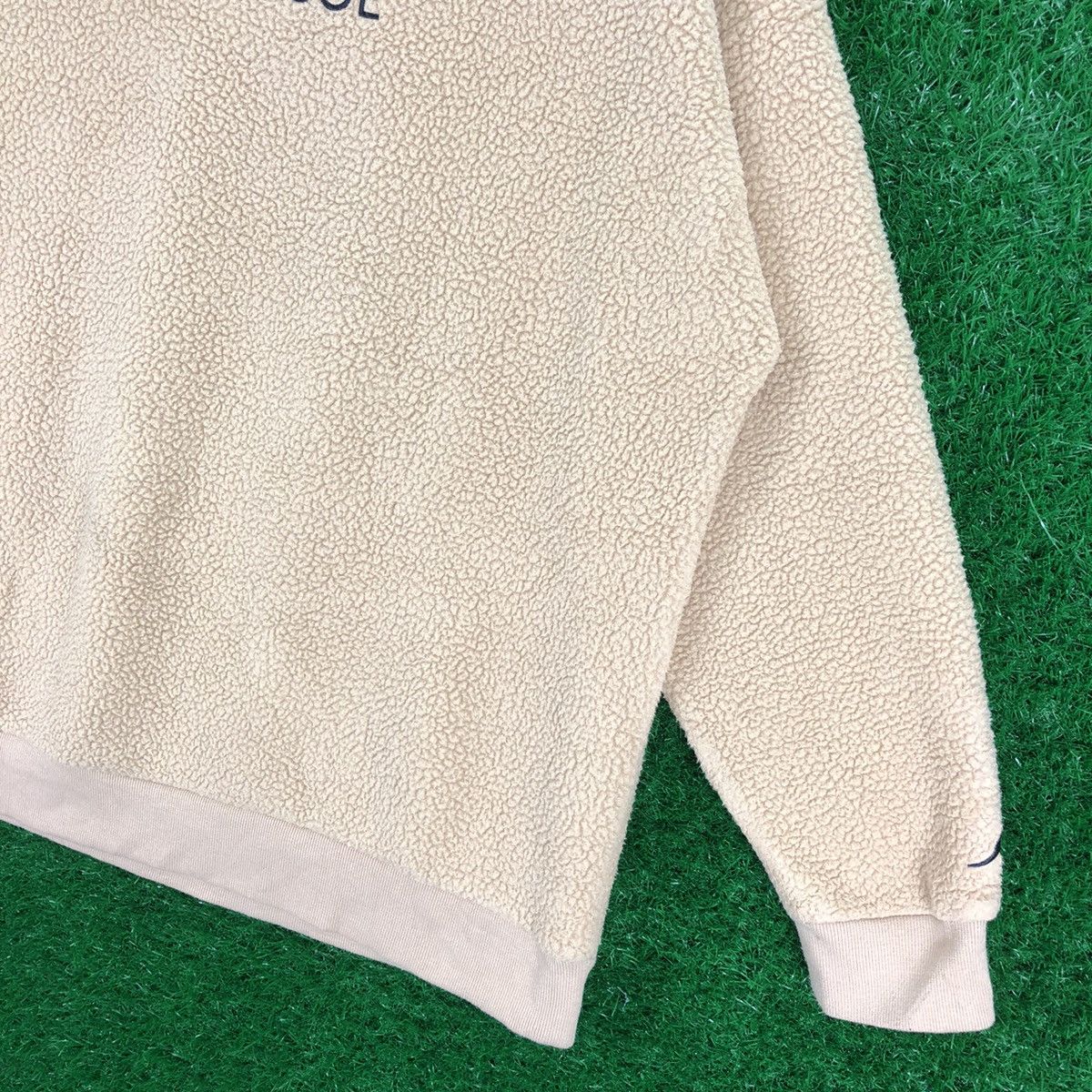 Kangol Vintage Kangol Embroidered Spell Out Logo Sherpa Sweater Size US L / EU 52-54 / 3 - 3 Thumbnail