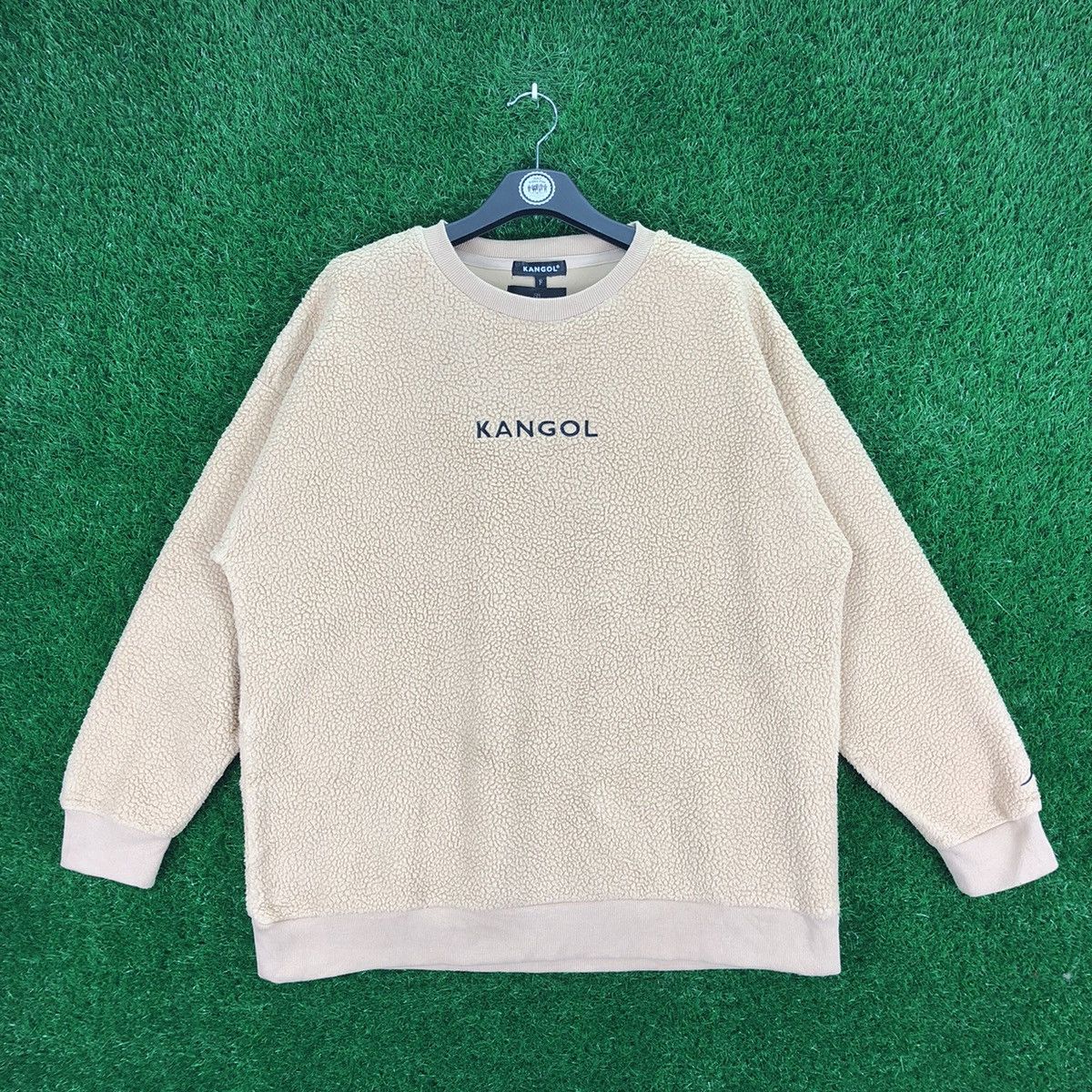Kangol Vintage Kangol Embroidered Spell Out Logo Sherpa Sweater Size US L / EU 52-54 / 3 - 1 Thumbnail