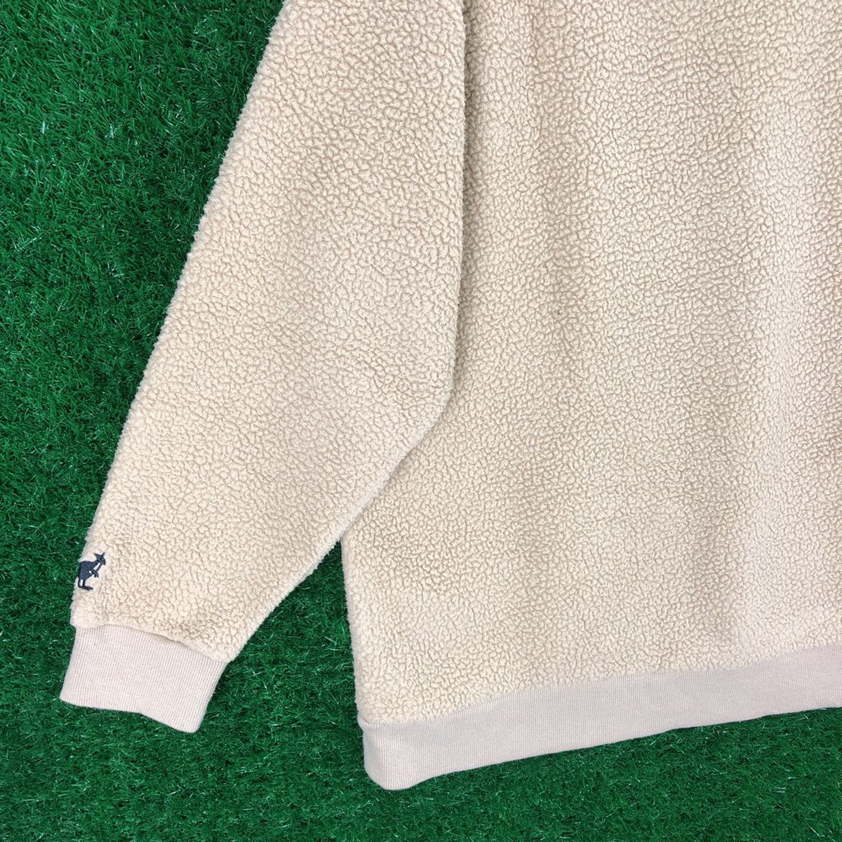 Kangol Vintage Kangol Embroidered Spell Out Logo Sherpa Sweater Size US L / EU 52-54 / 3 - 6 Thumbnail