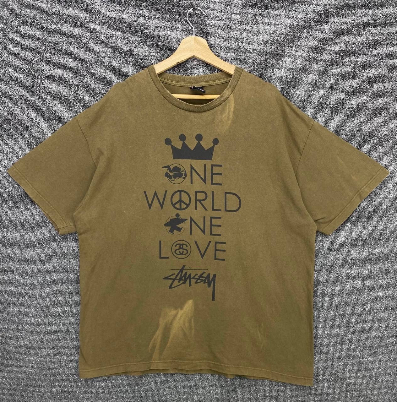 One World One Love Stussy | Grailed