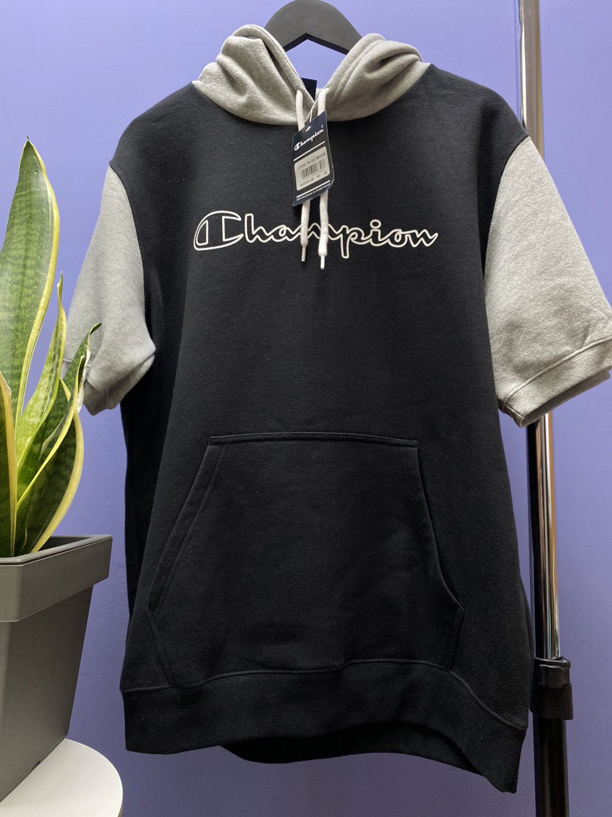 Champion Champion Half Sleeve Hoodie Sweatshirt Size US XL / EU 56 / 4 - 5 Thumbnail