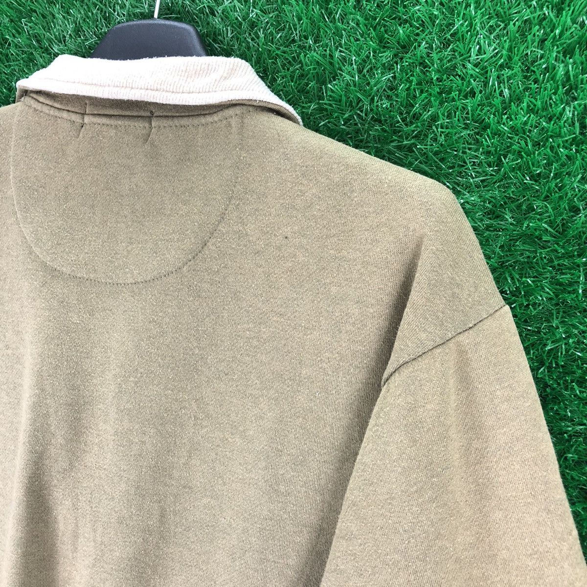Japanese Brand Vintage 90's MC Nine Homme Polo Shirt Quarter Zipper Size US S / EU 44-46 / 1 - 5 Thumbnail
