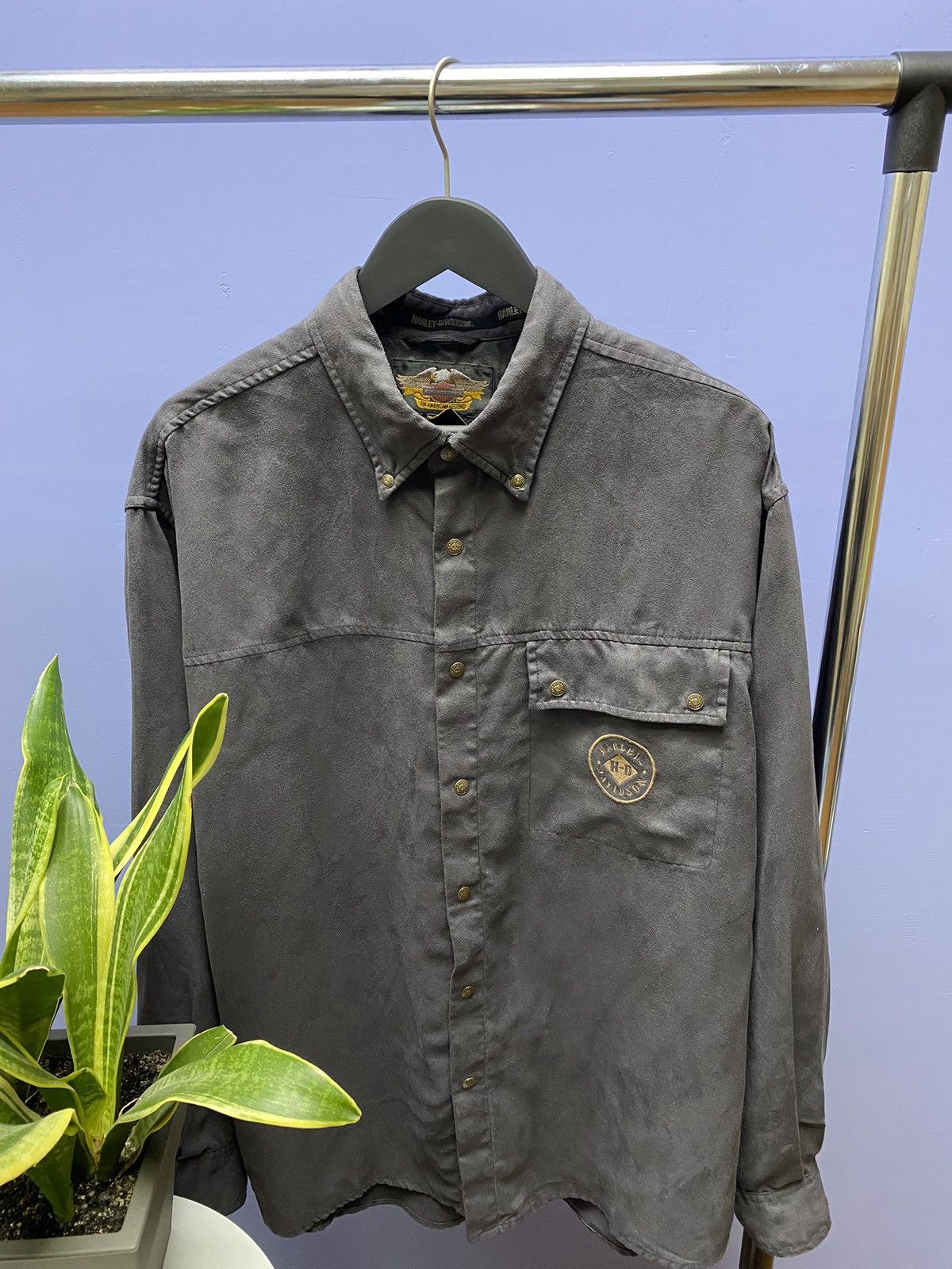 Vintage Vintage Harley Davidson Long Sleeve Shirt Men’s XL Size US XL / EU 56 / 4 - 4 Thumbnail