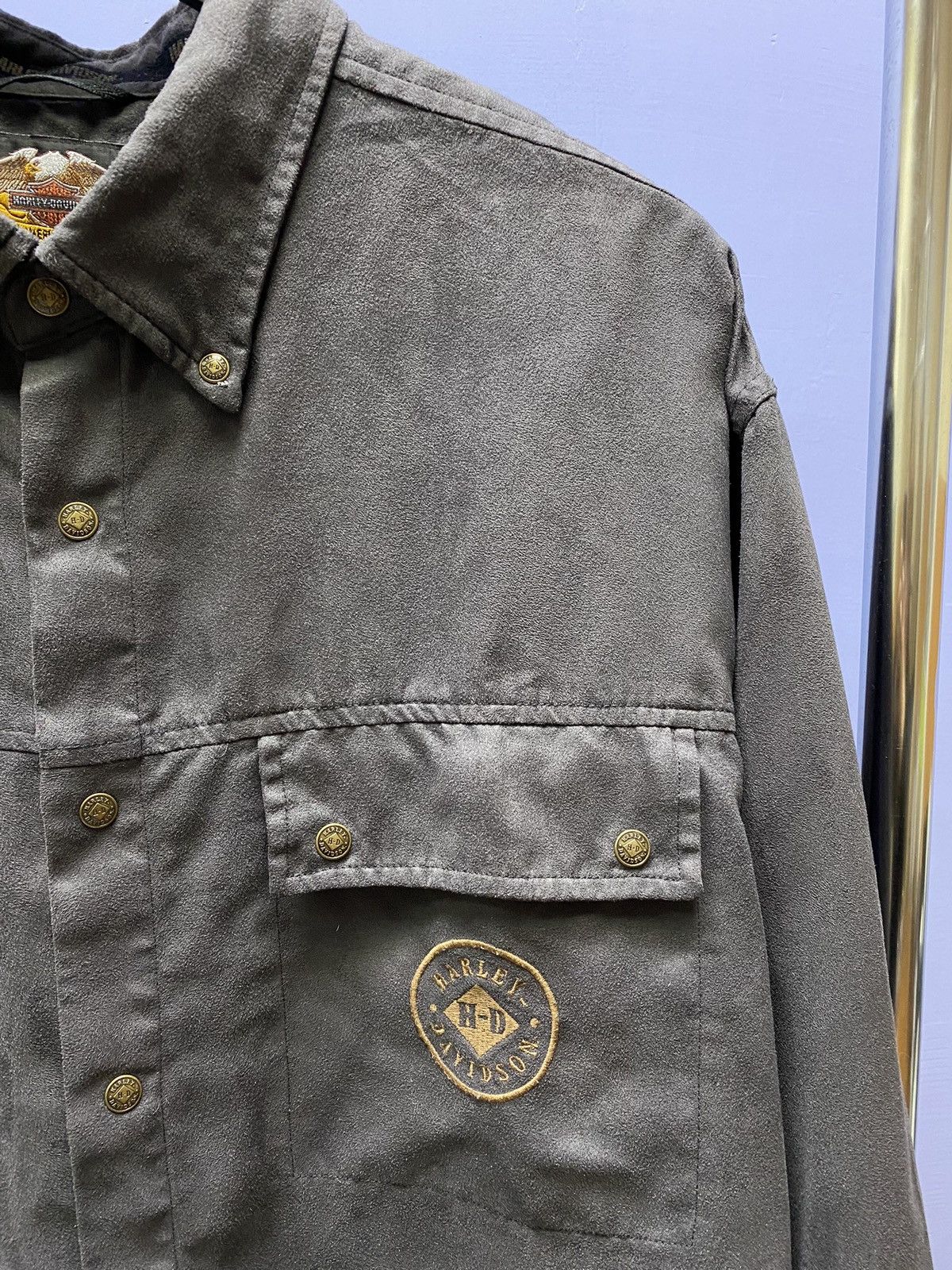 Vintage Vintage Harley Davidson Long Sleeve Shirt Men’s XL Size US XL / EU 56 / 4 - 10 Thumbnail