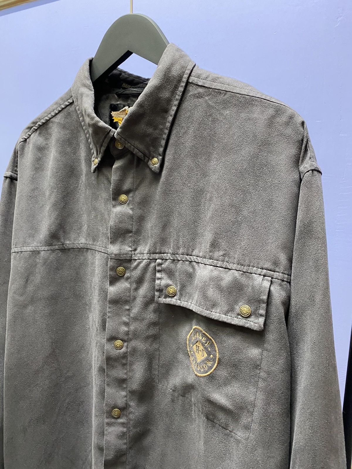 Vintage Vintage Harley Davidson Long Sleeve Shirt Men’s XL Size US XL / EU 56 / 4 - 8 Thumbnail