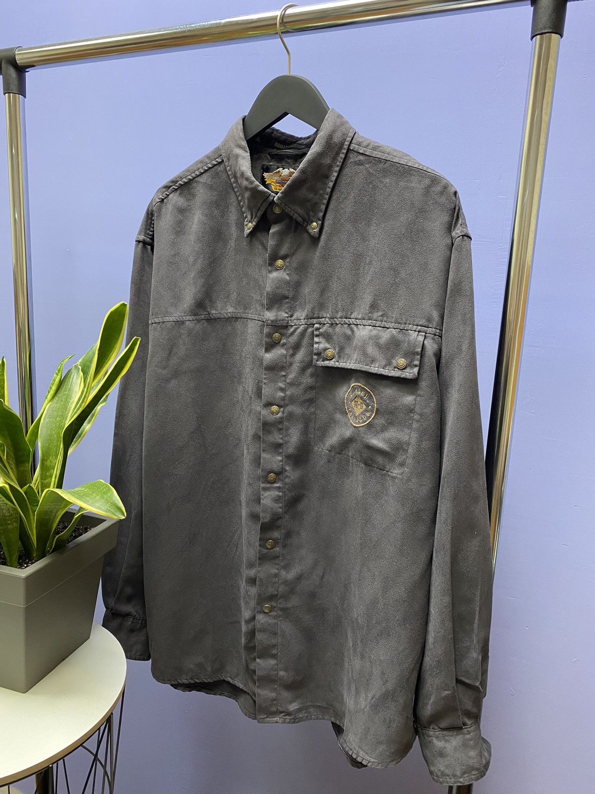 Vintage Vintage Harley Davidson Long Sleeve Shirt Men’s XL Size US XL / EU 56 / 4 - 2 Thumbnail