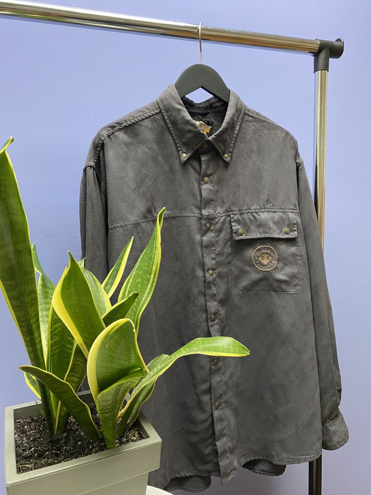 Vintage Vintage Harley Davidson Long Sleeve Shirt Men’s XL Size US XL / EU 56 / 4 - 3 Thumbnail