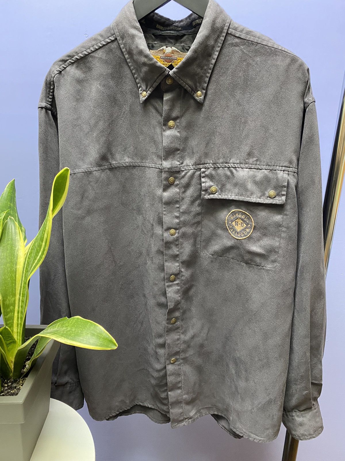 Vintage Vintage Harley Davidson Long Sleeve Shirt Men’s XL Size US XL / EU 56 / 4 - 6 Thumbnail