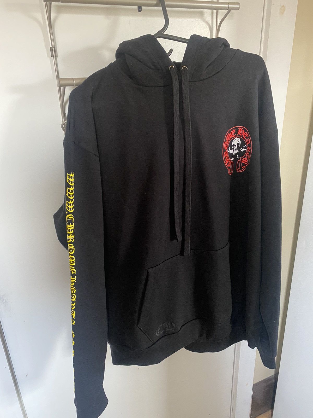 image of Chrome Hearts Hoodie in Black, Men's (Size XL)