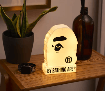 Bape Bape Head Desk Lamp Light + MOOK Catalog Size ONE SIZE - 1 Thumbnail