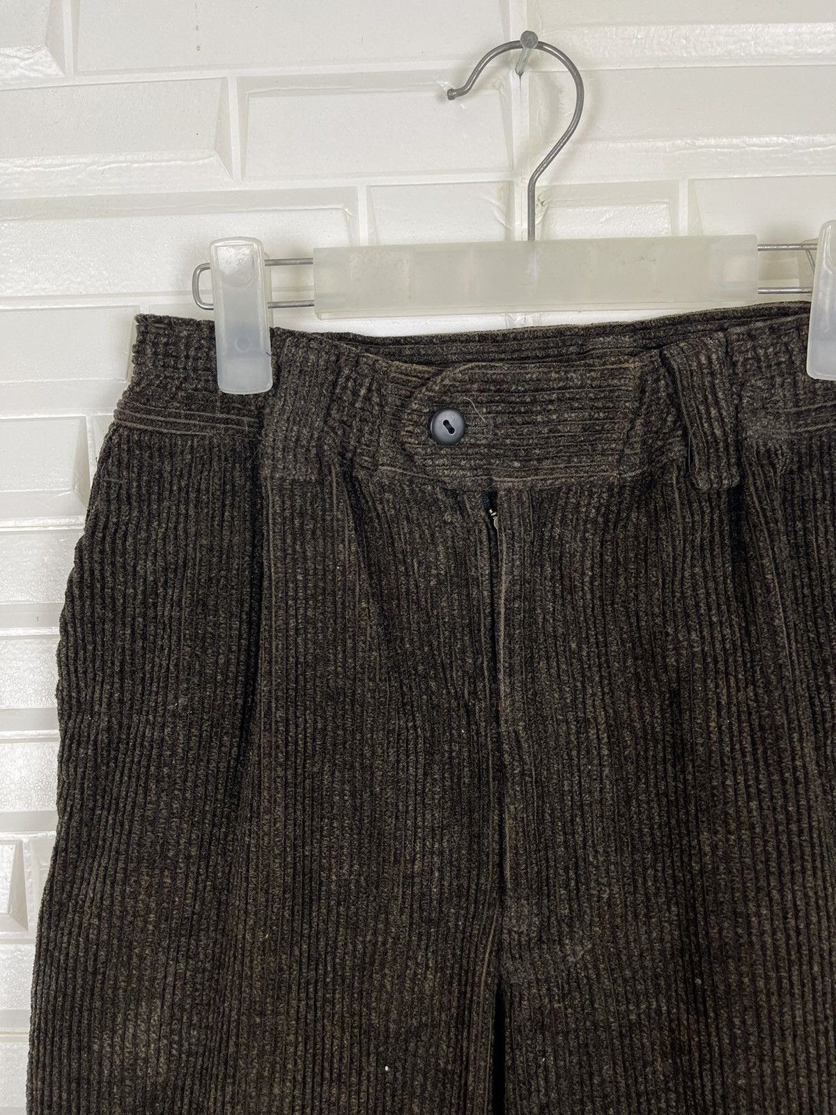 Issey Miyake Vintage 90’s Issey Miyake Corduroy Pants Japan Size 28" / US 6 / IT 42 - 3 Thumbnail