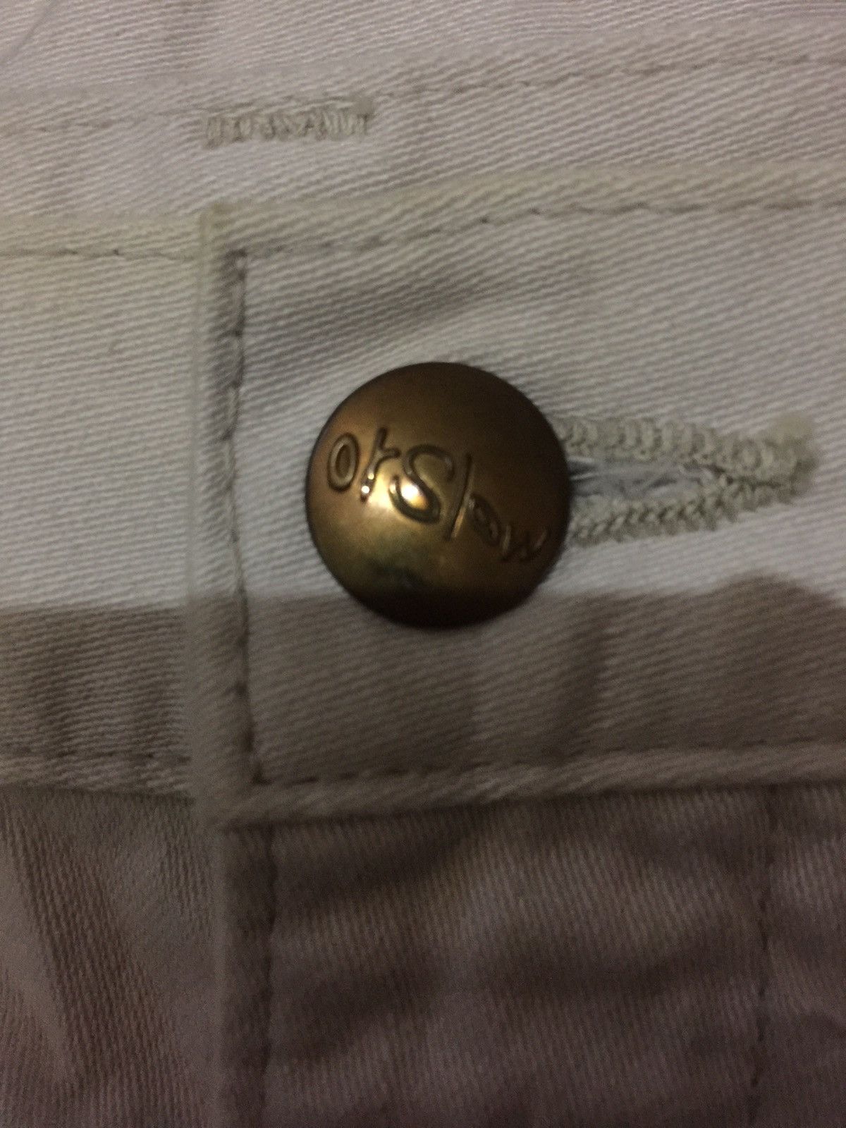 Orslow 🔥Orslow Japan White Jeans Size US 29 - 5 Thumbnail