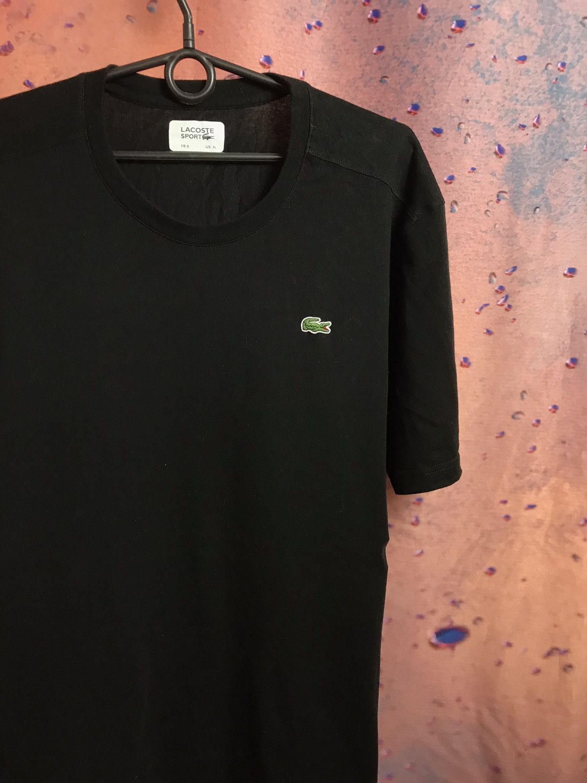 Lacoste Lacoste luxury streetwear black tee Size US L / EU 52-54 / 3 - 1 Thumbnail