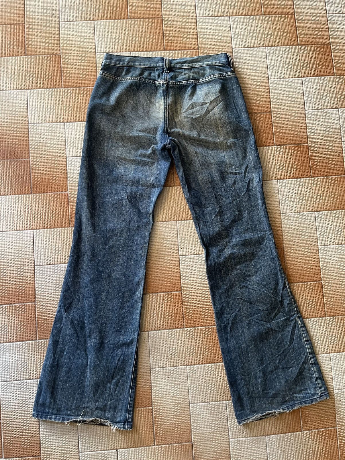 Diesel 🔥MUD MAD FLARE JEANS DIESEL STREET FASHION RUSTY Size US 29 - 4 Thumbnail