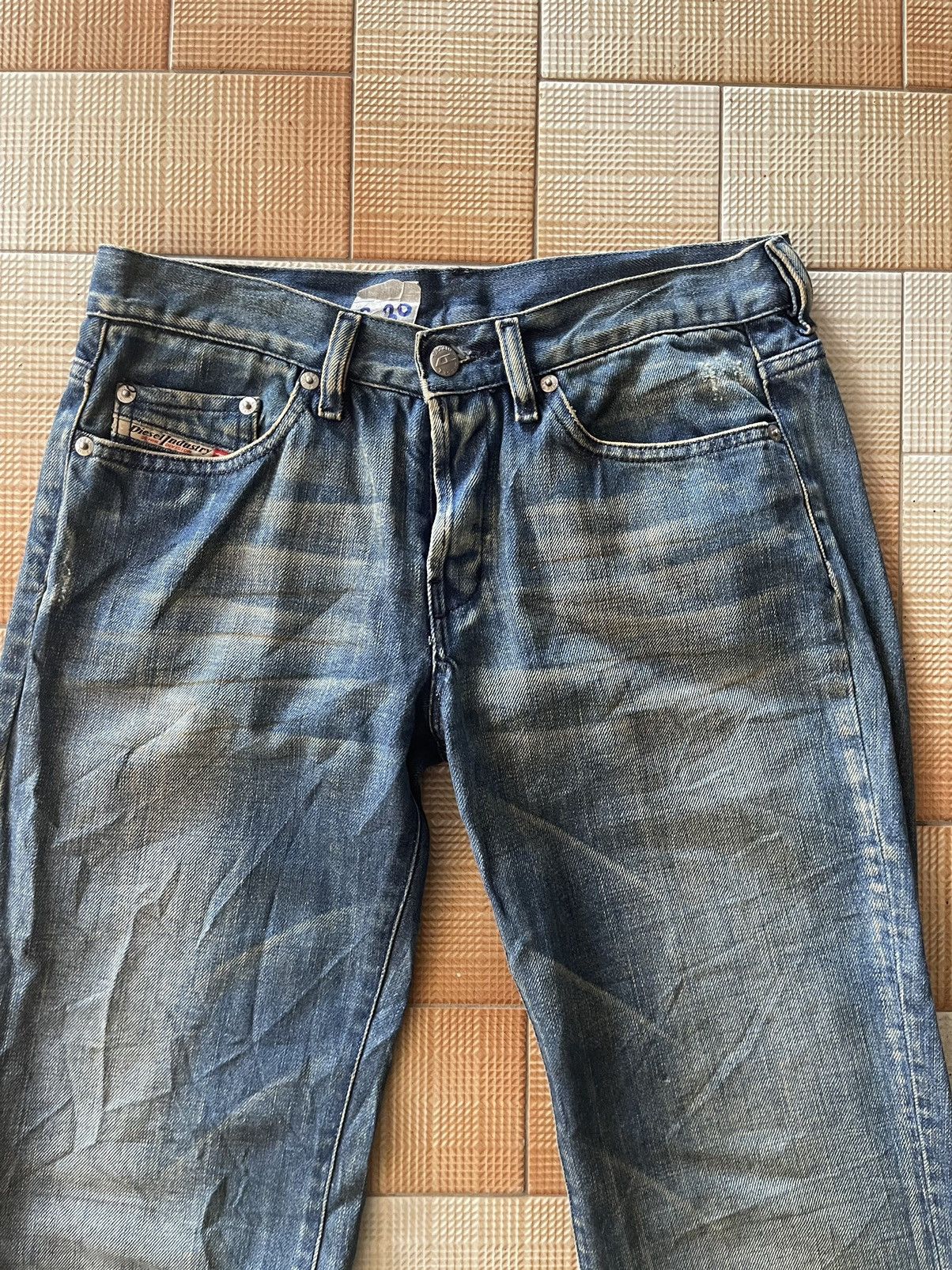 Diesel 🔥MUD MAD FLARE JEANS DIESEL STREET FASHION RUSTY Size US 29 - 2 Thumbnail