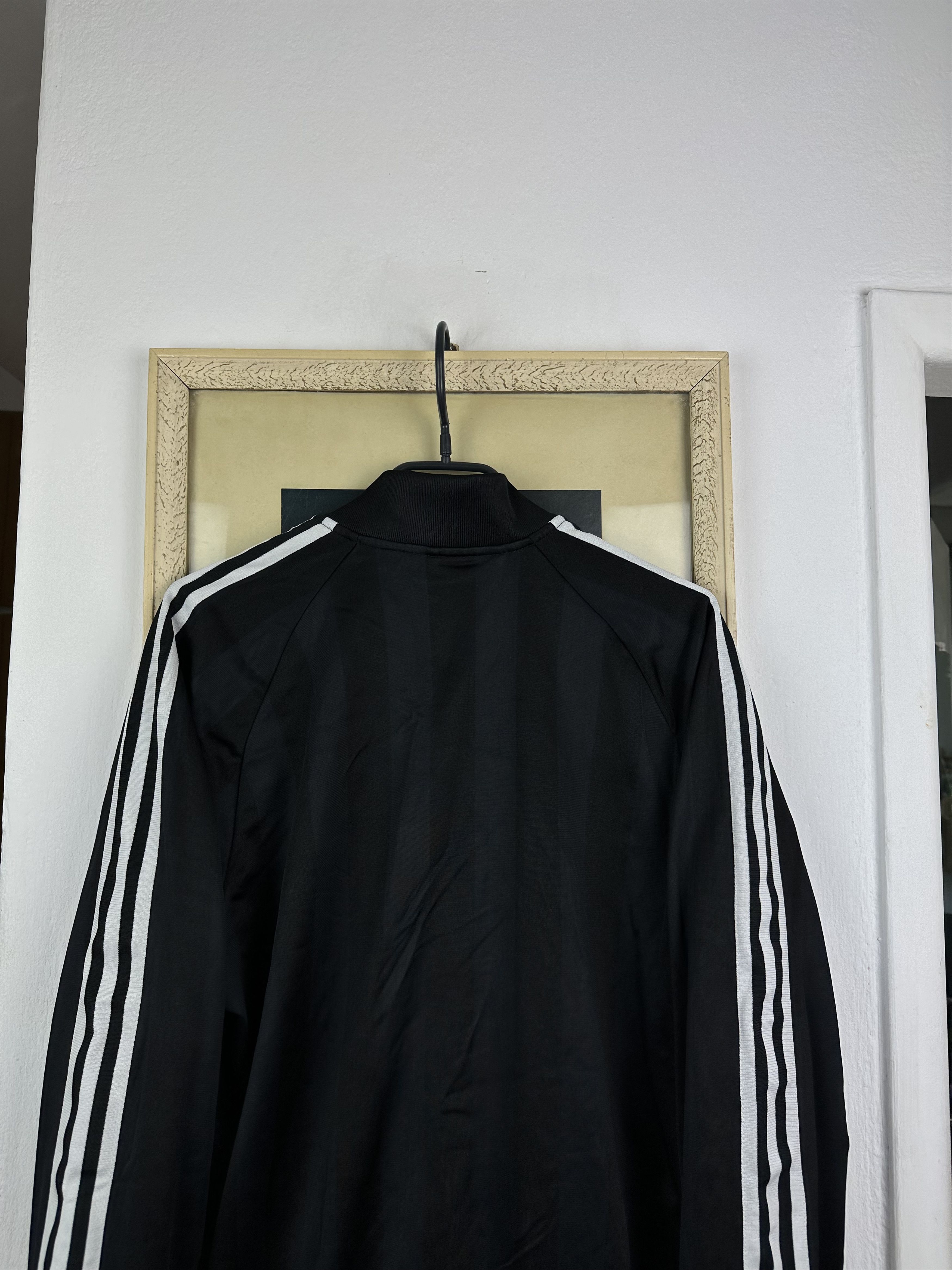 Adidas Germany Adidas Football Soccer Black Jacket Track Top Retro Size US L / EU 52-54 / 3 - 16 Thumbnail