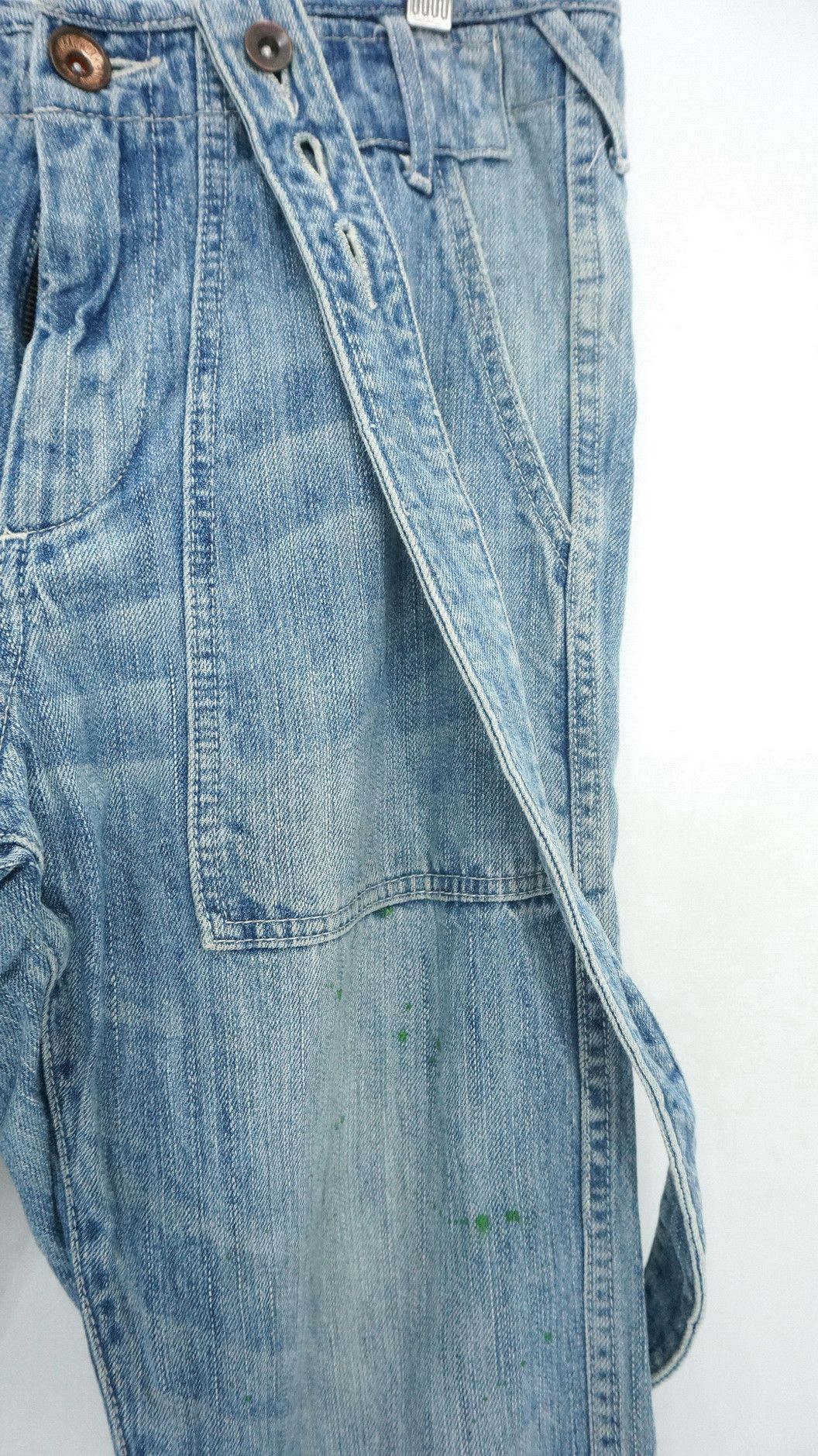 Japan GLOBAL WORK Suspender Painter Fatigue Jeans