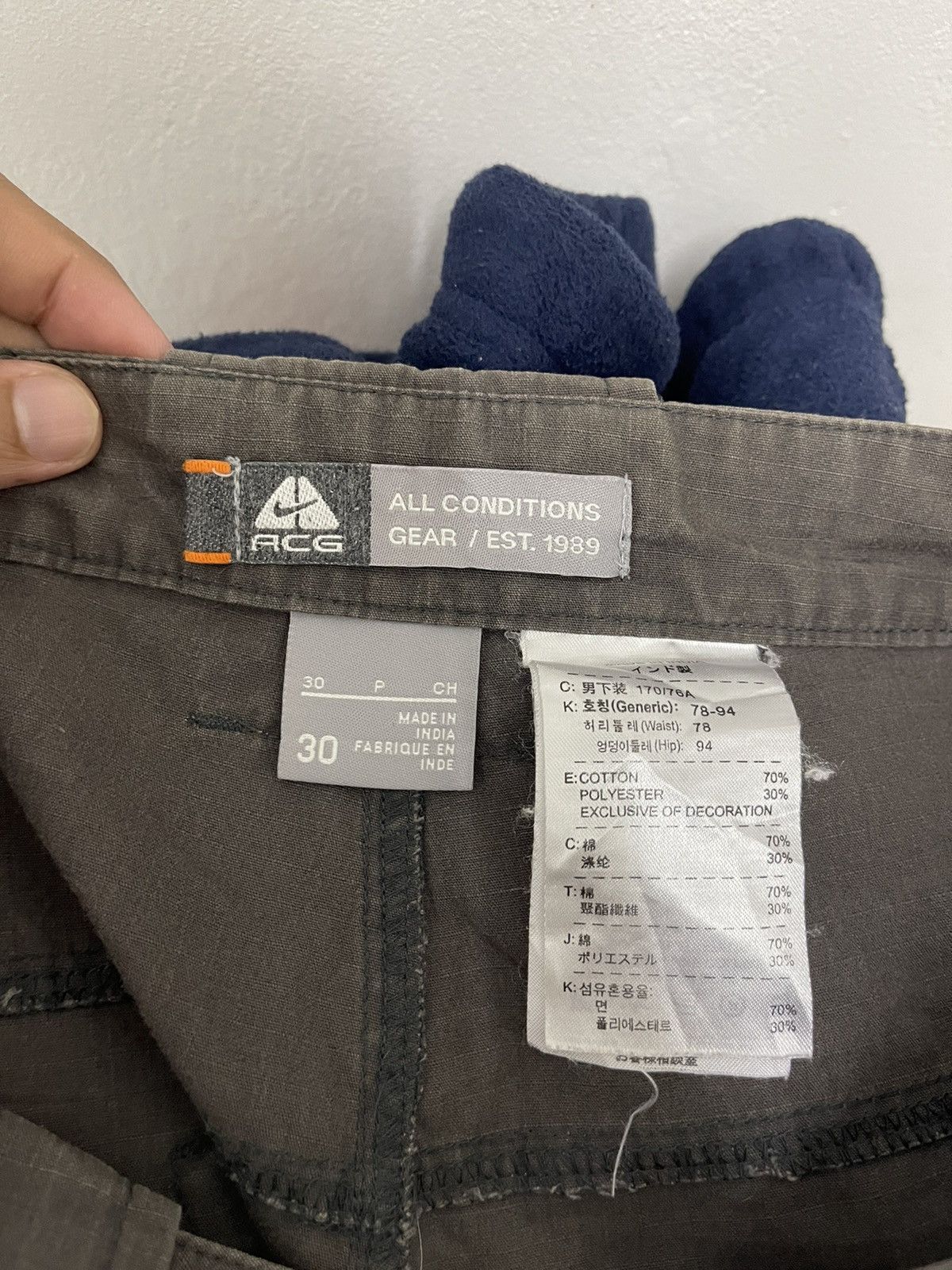 Nike ACG ❌SUMMER SALE❌Streetwear NIKE ACG 3rd Quarter Pants Techwear Size US 30 / EU 46 - 6 Thumbnail