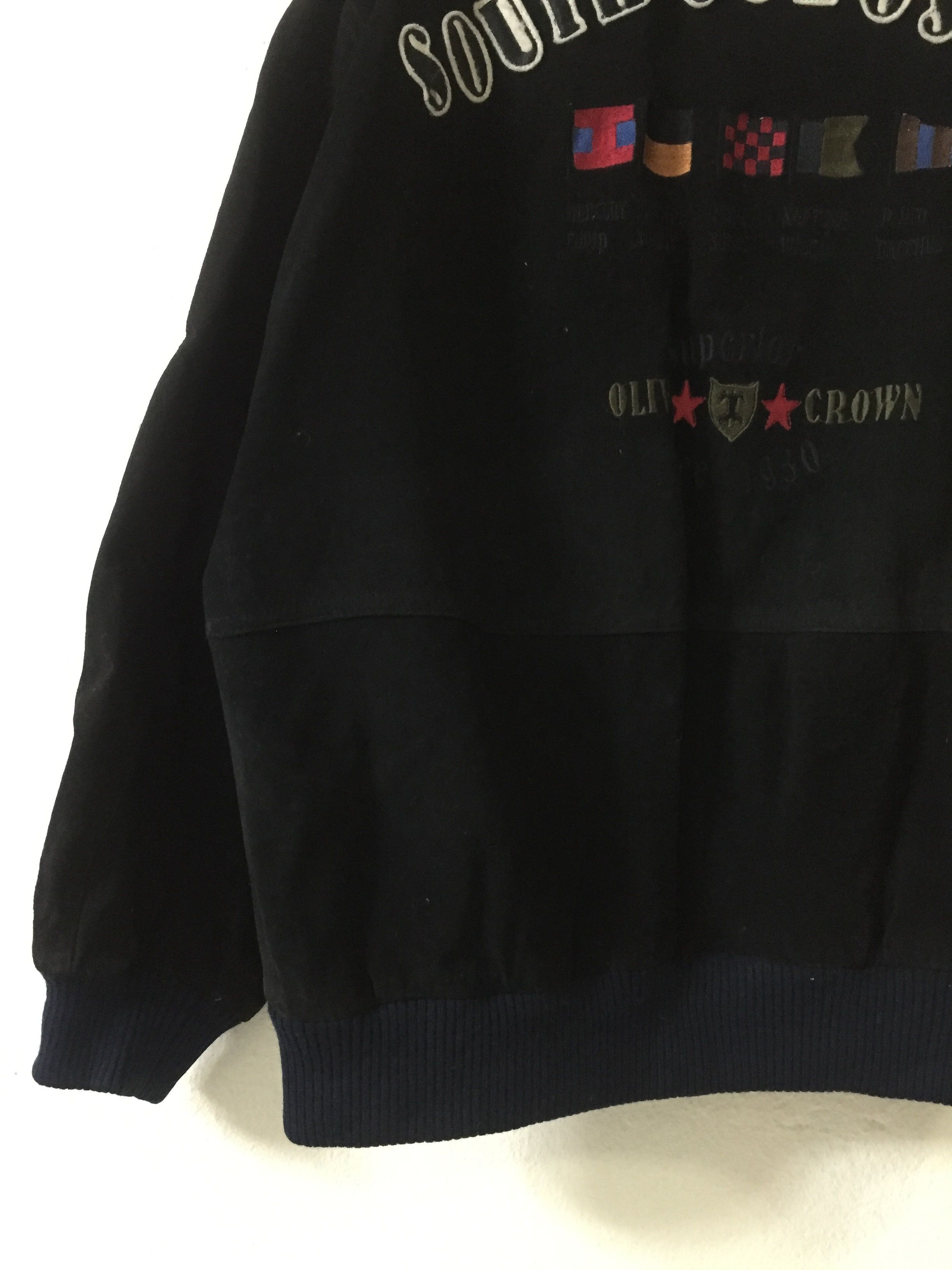 Vintage Vintage American Classic Red Sox Anecdote Varsity Jacket Size US L / EU 52-54 / 3 - 3 Thumbnail