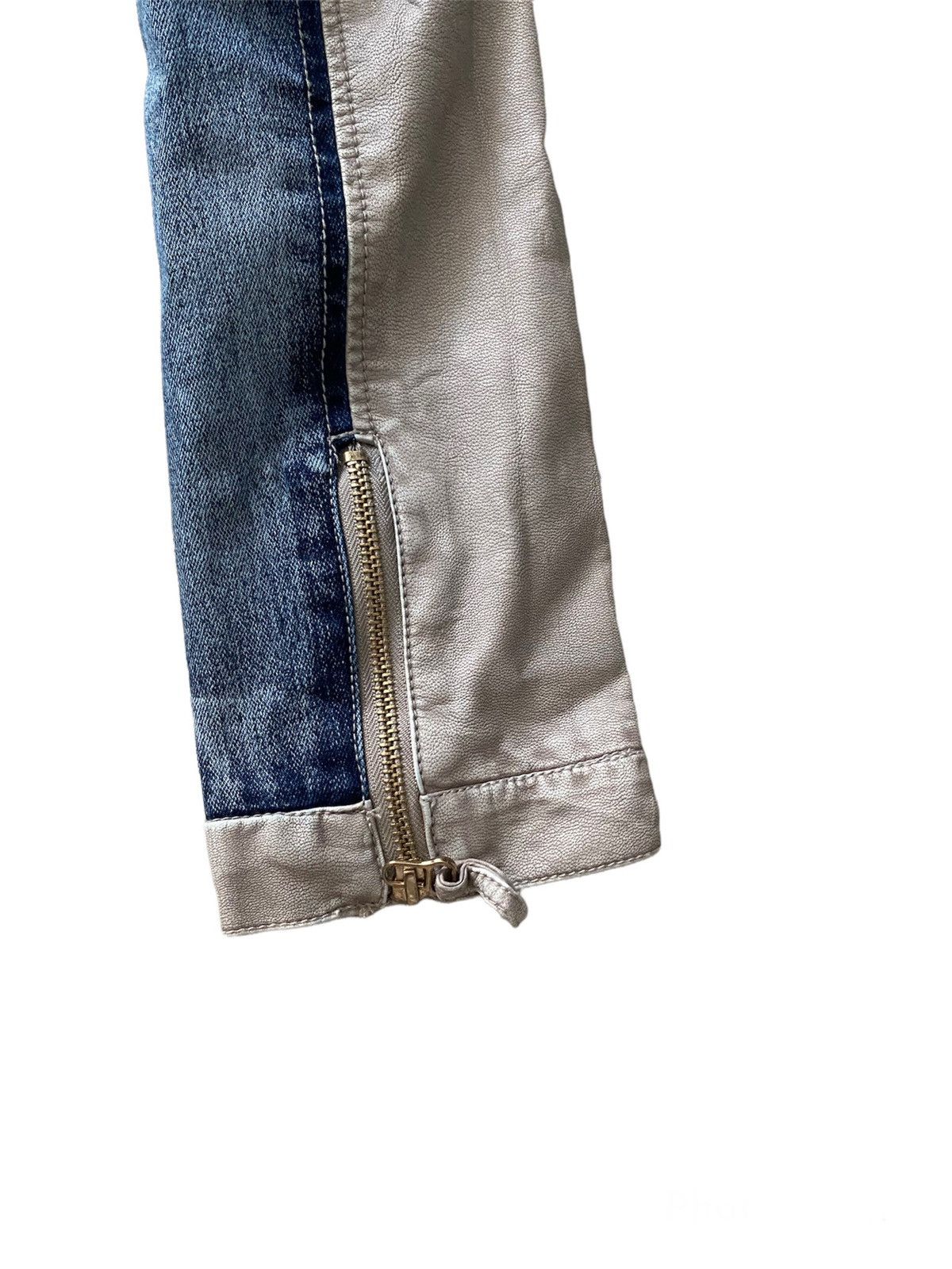 Japanese Brand Luii x Chijiwa croped Leather Jacket zipper nice designer Size US M / EU 48-50 / 2 - 7 Thumbnail