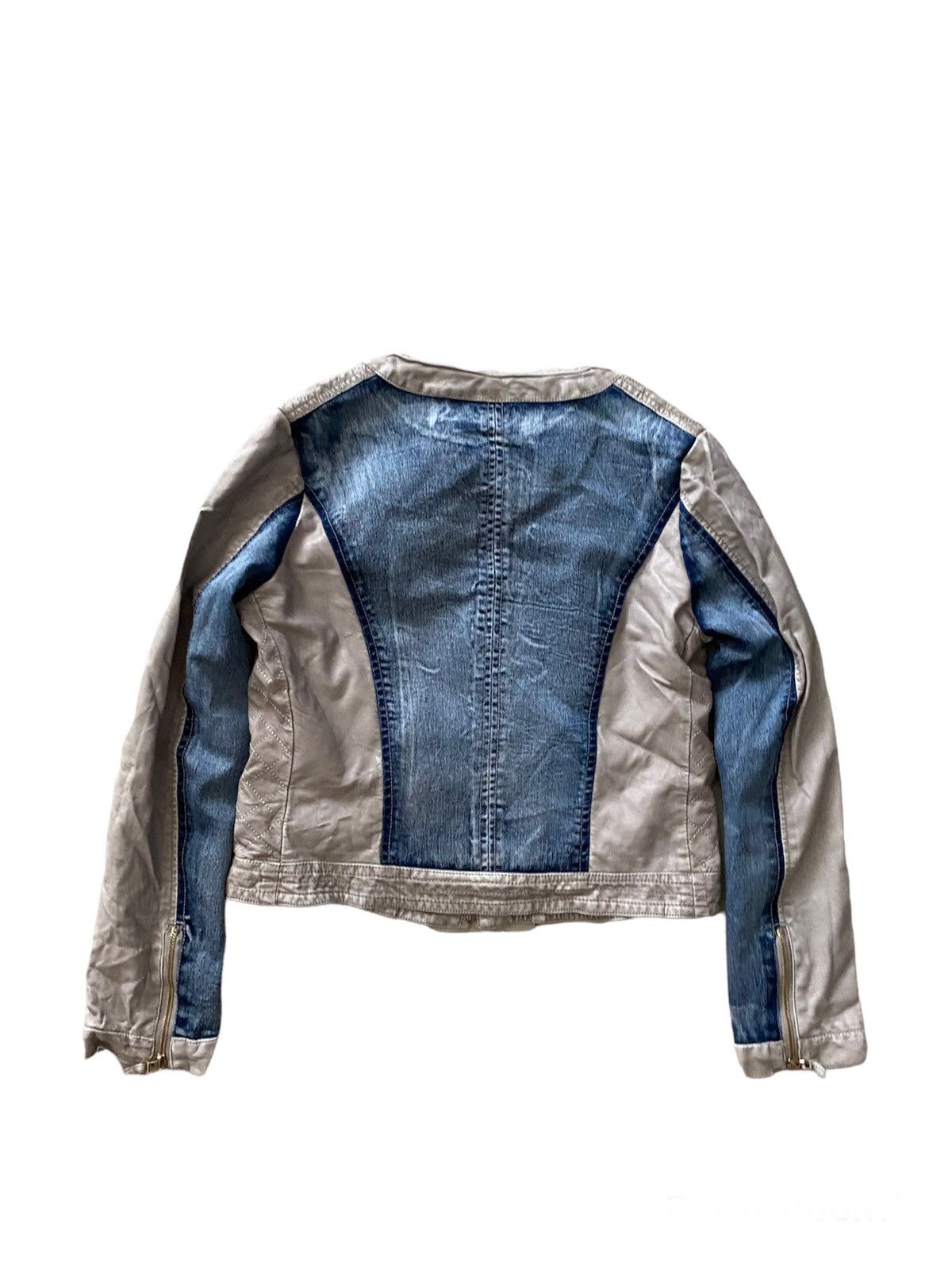 Japanese Brand Luii x Chijiwa croped Leather Jacket zipper nice designer Size US M / EU 48-50 / 2 - 4 Thumbnail