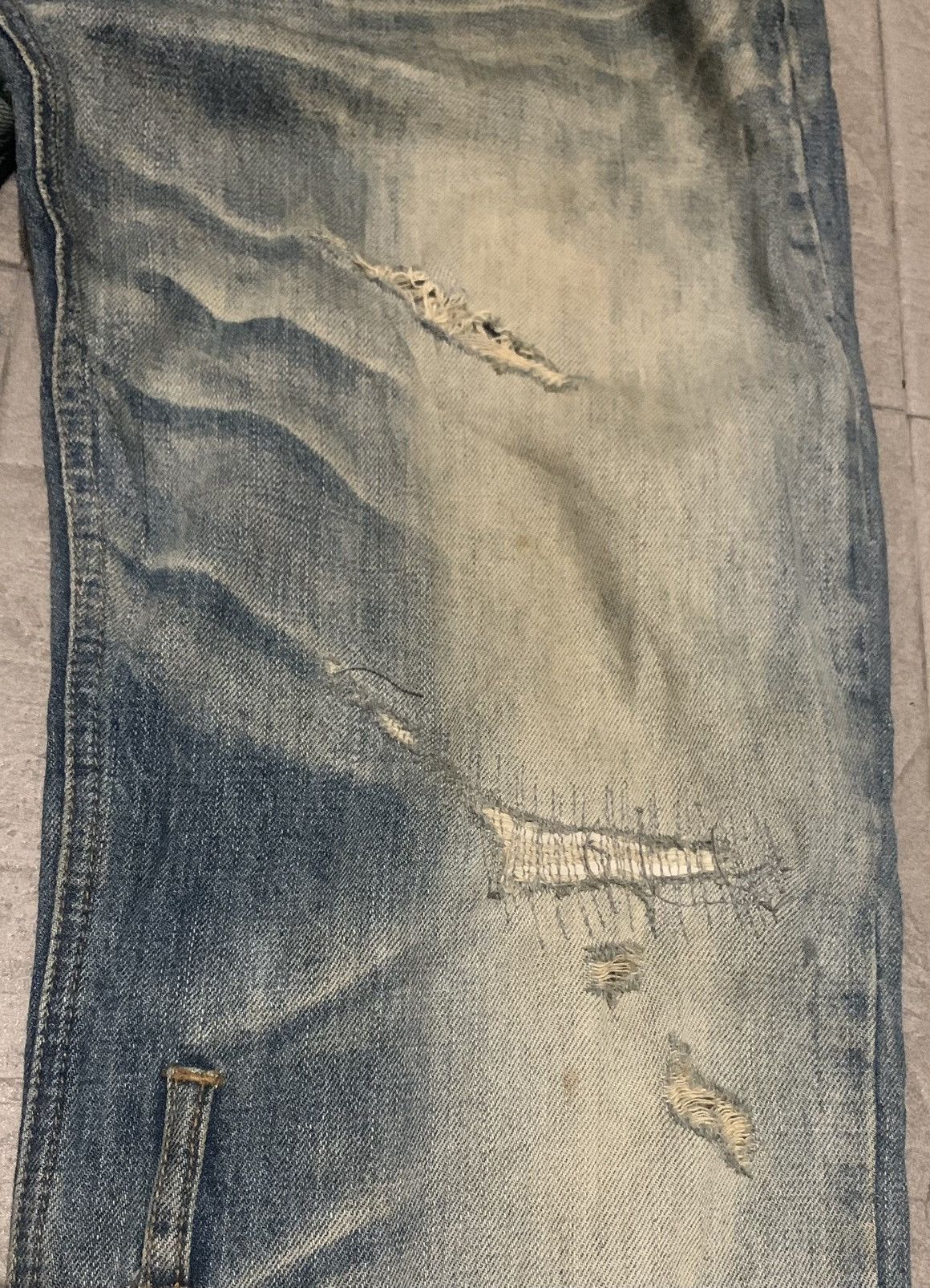 If Six Was Nine Vintage Japanese Brand Bondage Baggy Jeans Size US 34 / EU 50 - 10 Thumbnail
