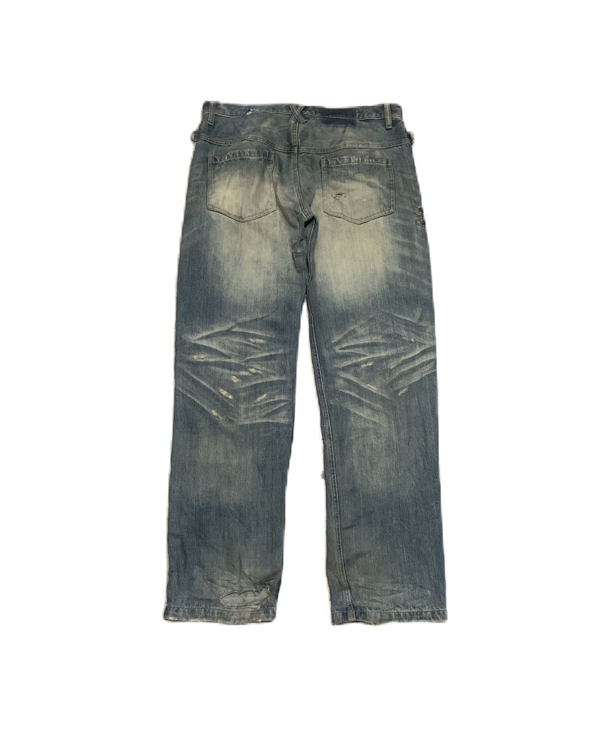 If Six Was Nine Vintage Japanese Brand Bondage Baggy Jeans Size US 34 / EU 50 - 3 Thumbnail