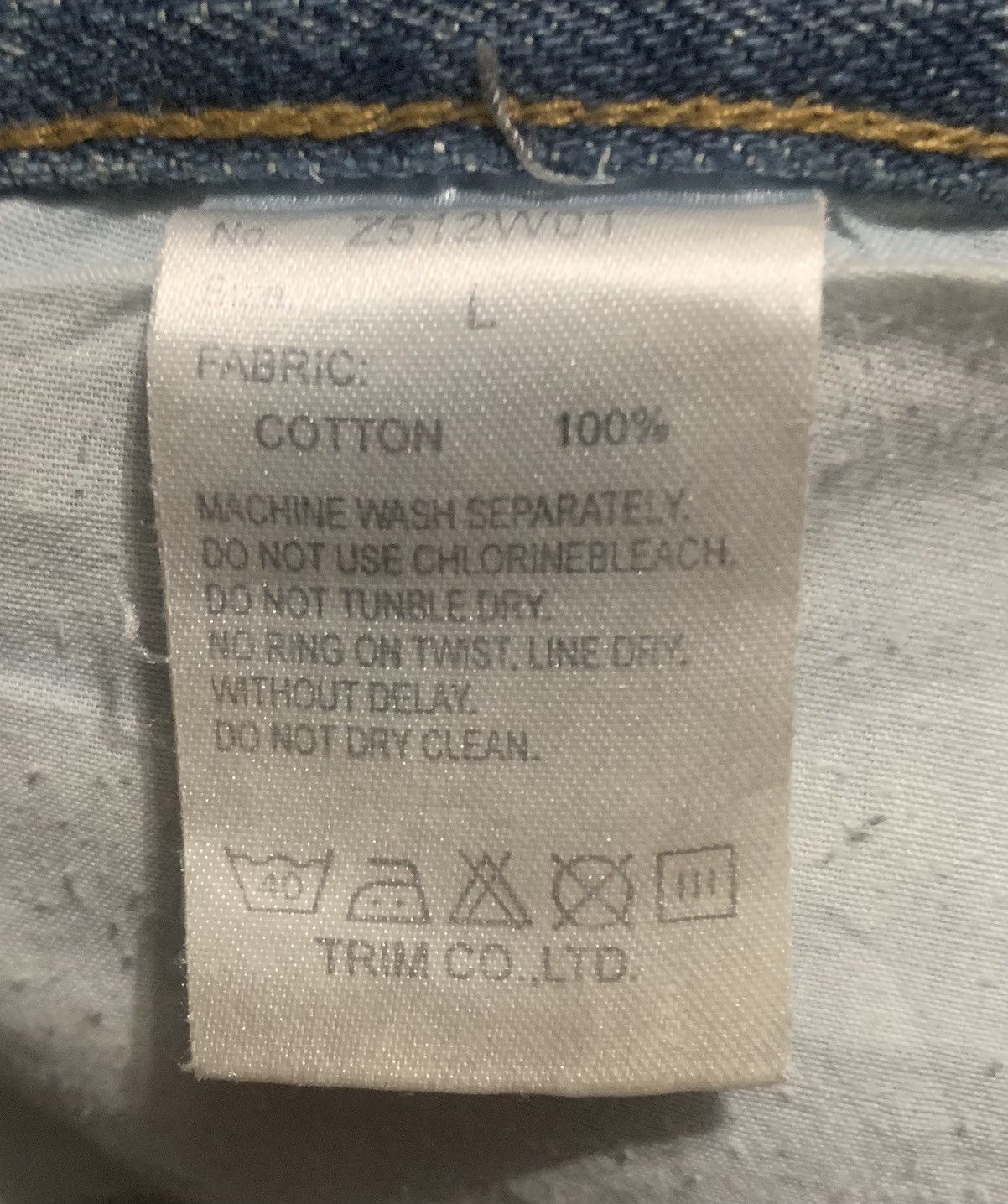 If Six Was Nine Vintage Japanese Brand Bondage Baggy Jeans Size US 34 / EU 50 - 11 Thumbnail