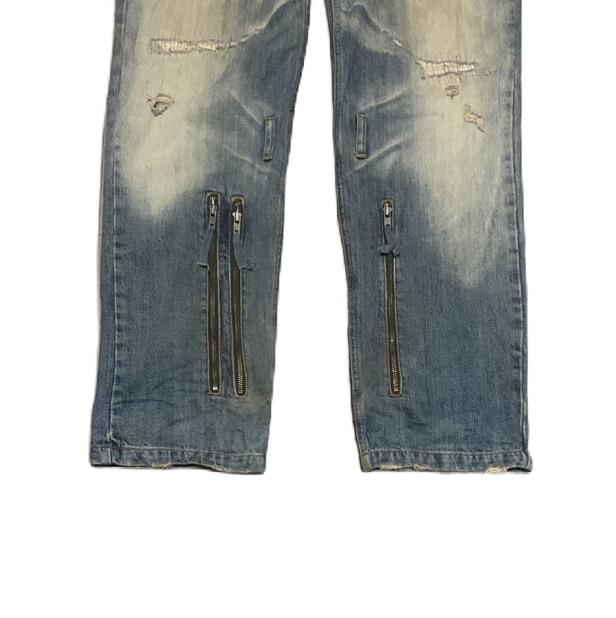 If Six Was Nine Vintage Japanese Brand Bondage Baggy Jeans Size US 34 / EU 50 - 2 Thumbnail