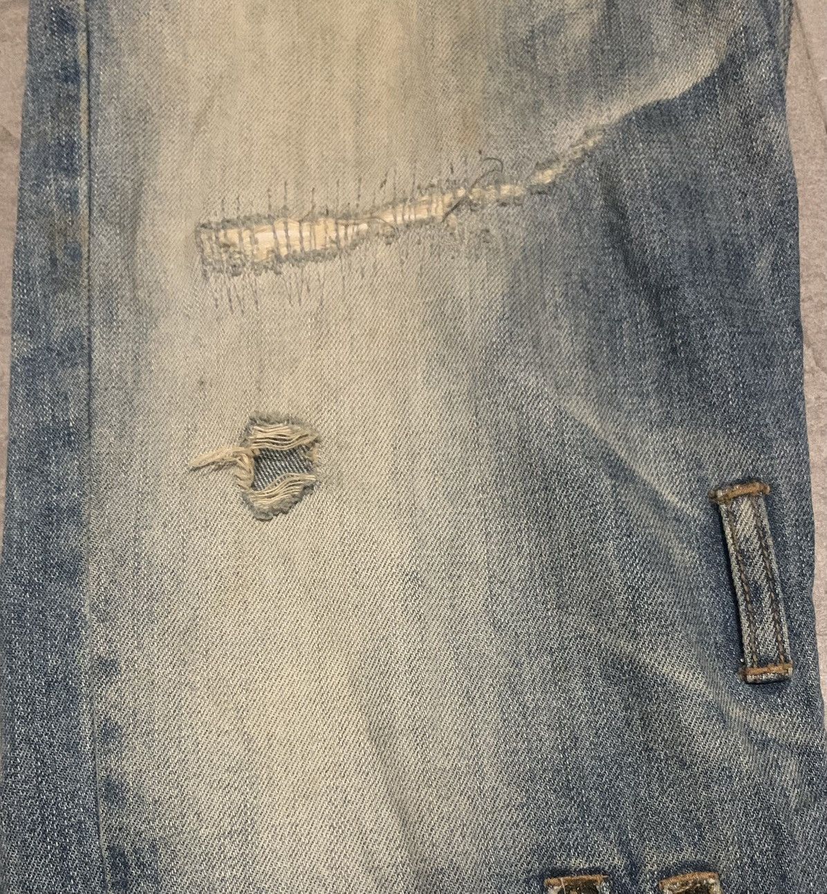 If Six Was Nine Vintage Japanese Brand Bondage Baggy Jeans Size US 34 / EU 50 - 9 Thumbnail