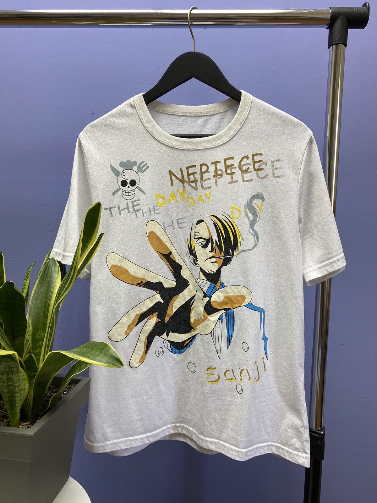 Anime One Piece Sanji Japanese Anime T Shirt Size US XL / EU 56 / 4 - 1 Thumbnail