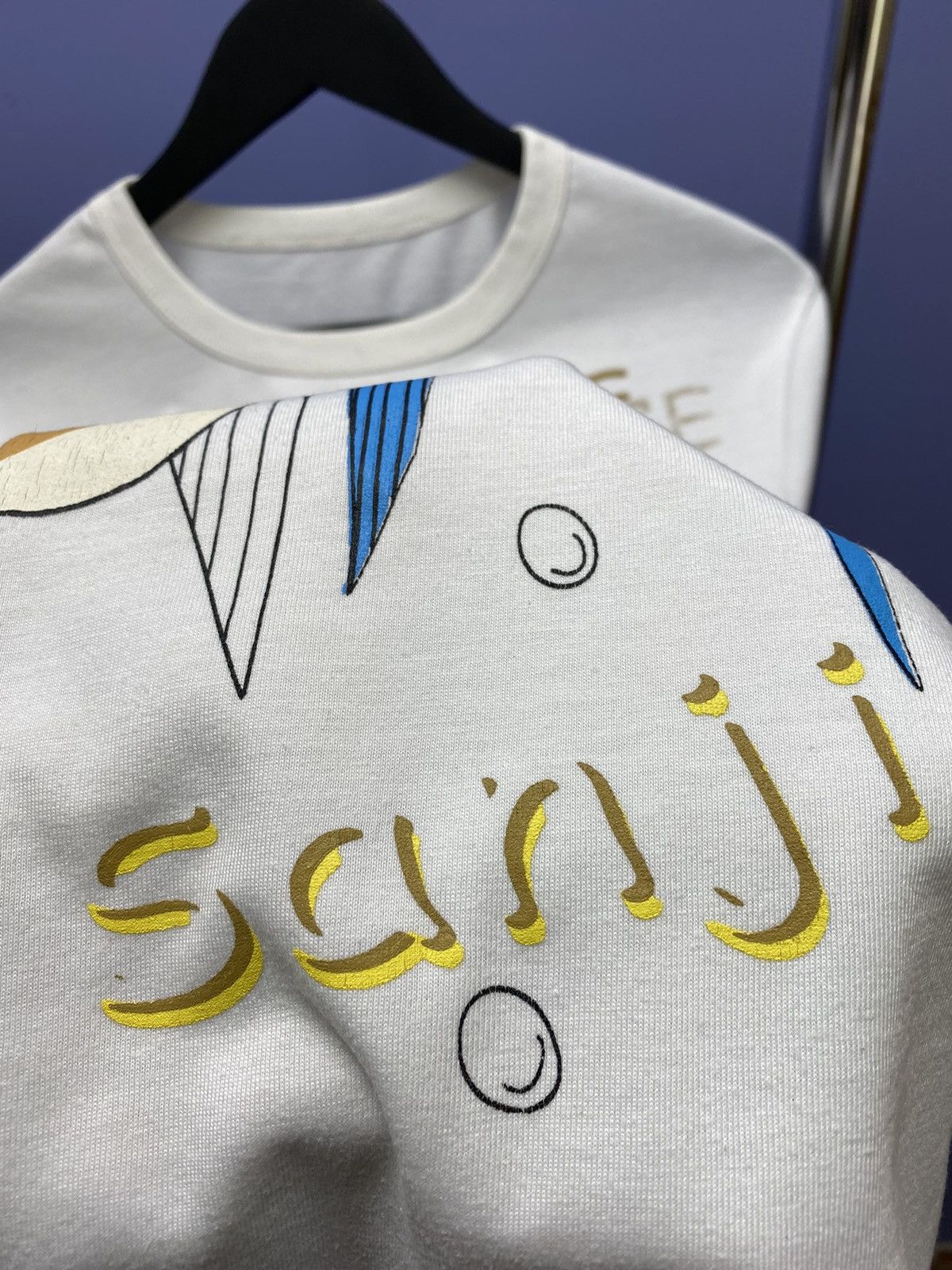 Anime One Piece Sanji Japanese Anime T Shirt Size US XL / EU 56 / 4 - 9 Thumbnail
