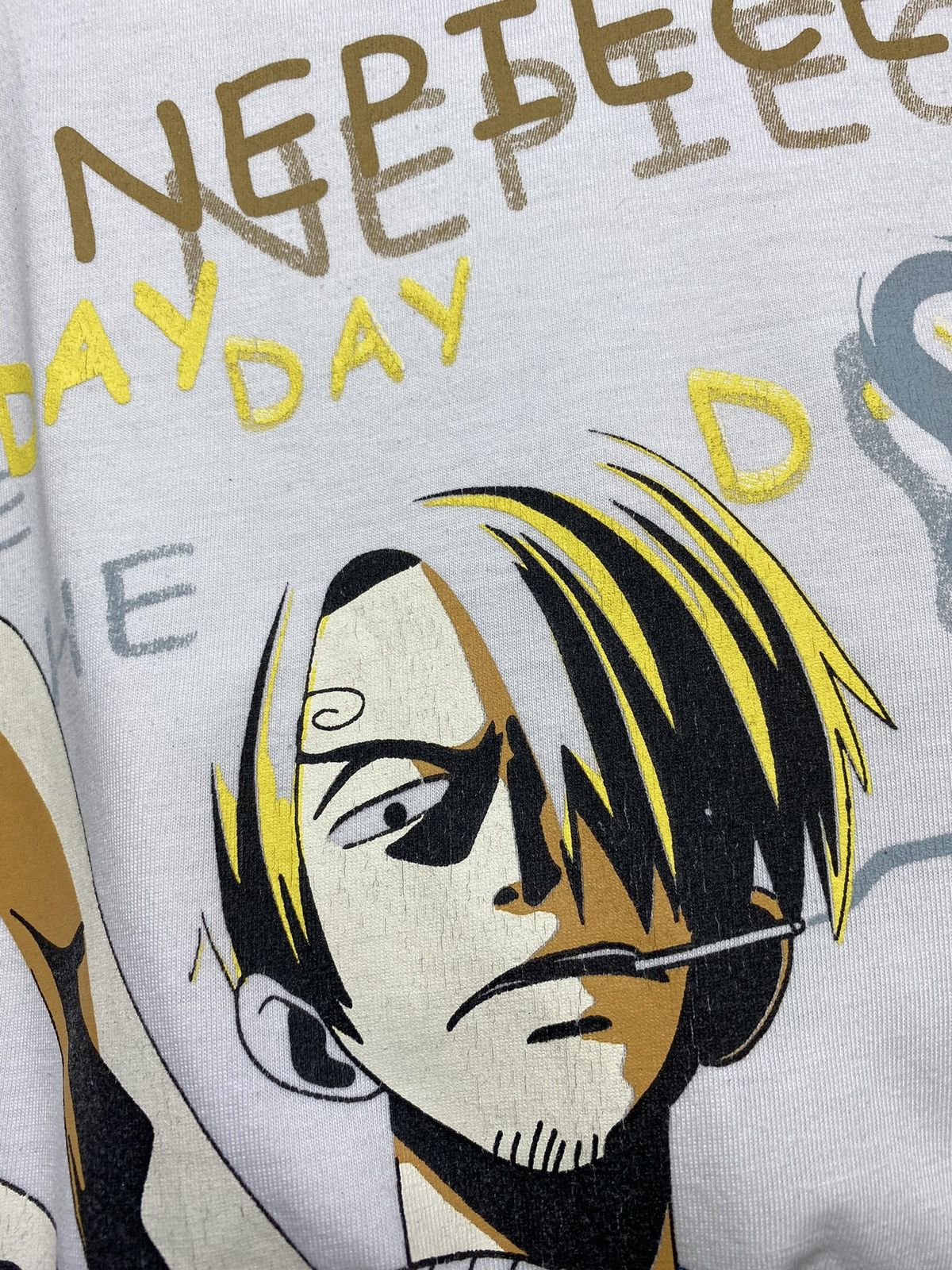 Anime One Piece Sanji Japanese Anime T Shirt Size US XL / EU 56 / 4 - 11 Thumbnail