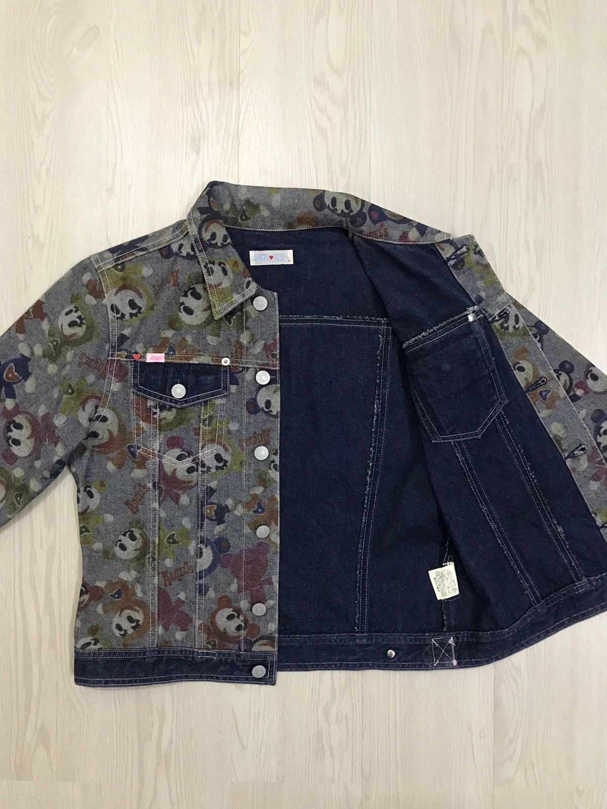 Hysteric Glamour Angel Blue Hysteric Glamour Denim Jacket Full Print Size L / US 10 / IT 46 - 13 Thumbnail