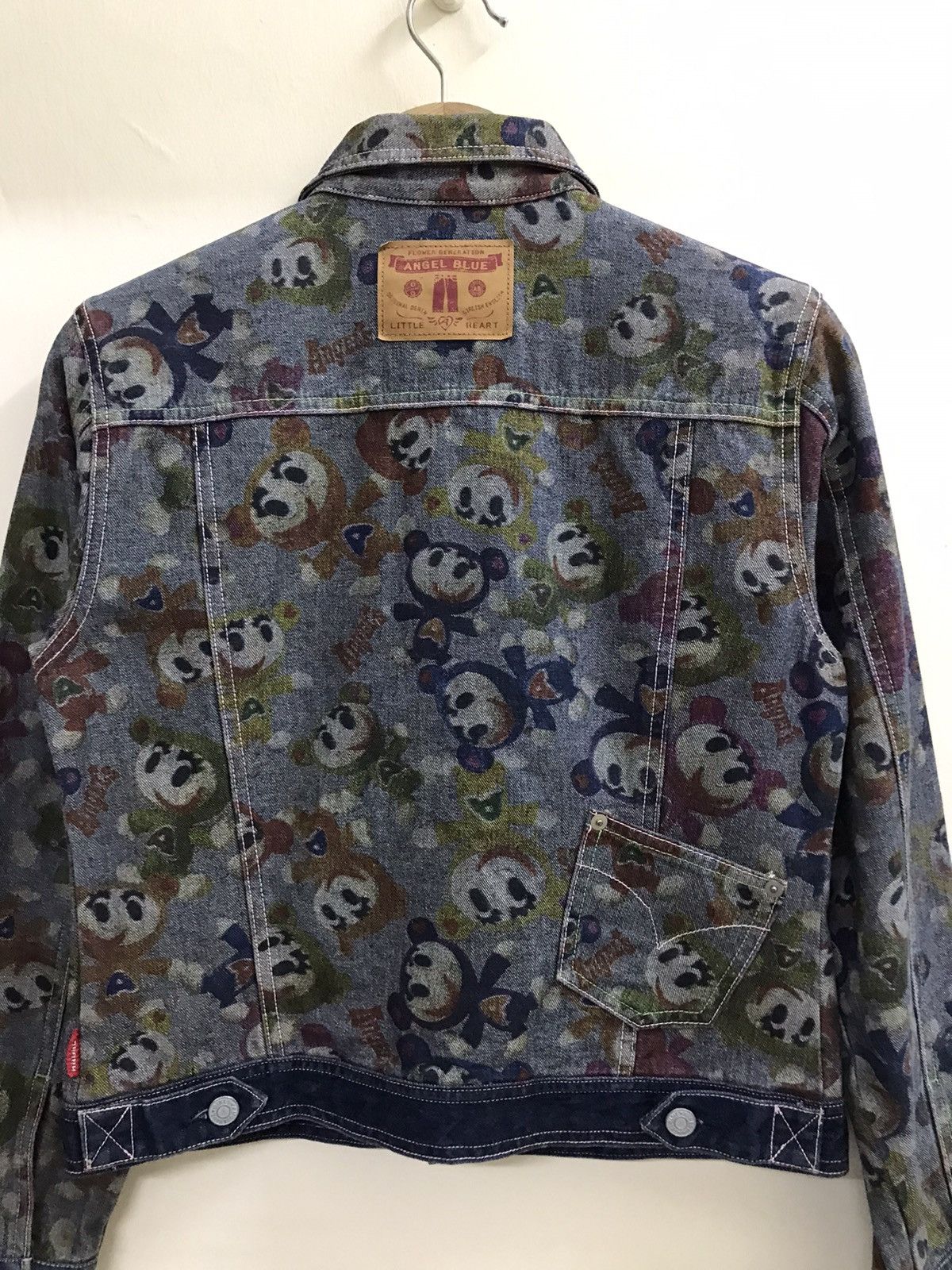 Hysteric Glamour Angel Blue Hysteric Glamour Denim Jacket Full Print Size L / US 10 / IT 46 - 6 Thumbnail