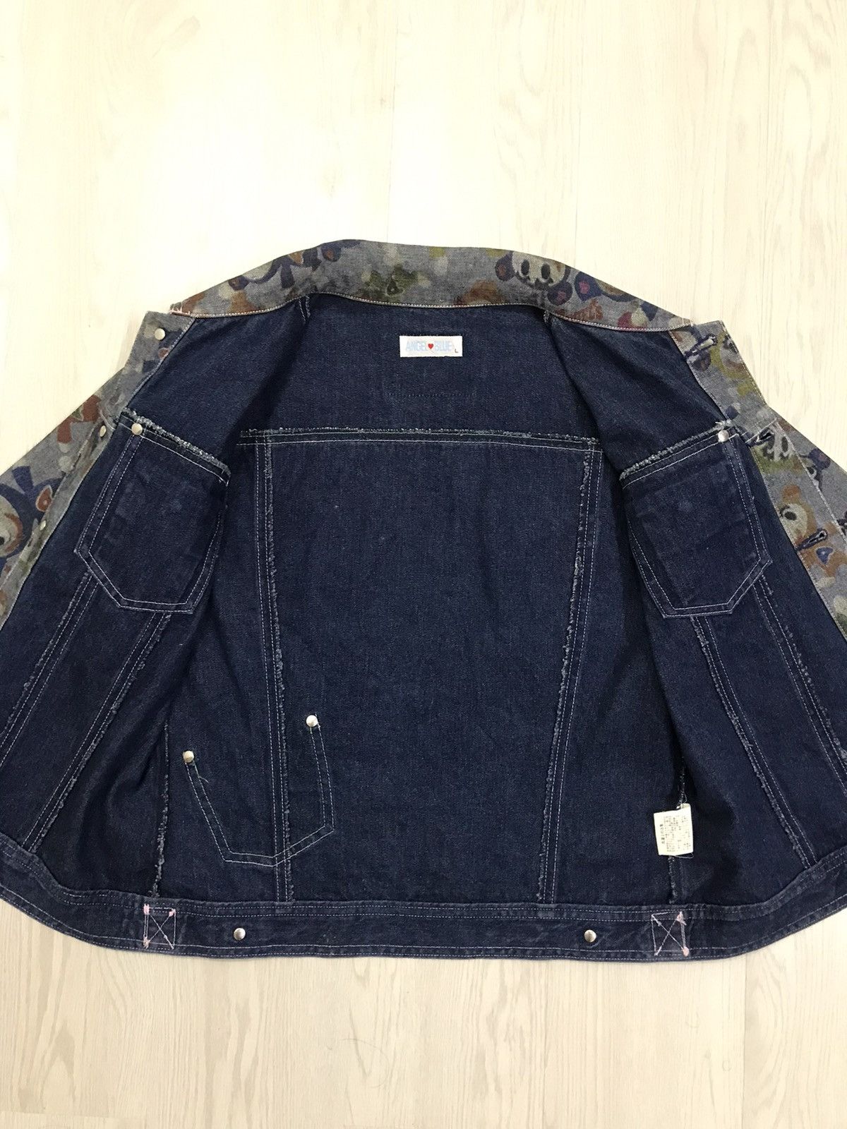 Hysteric Glamour Angel Blue Hysteric Glamour Denim Jacket Full Print Size L / US 10 / IT 46 - 14 Thumbnail