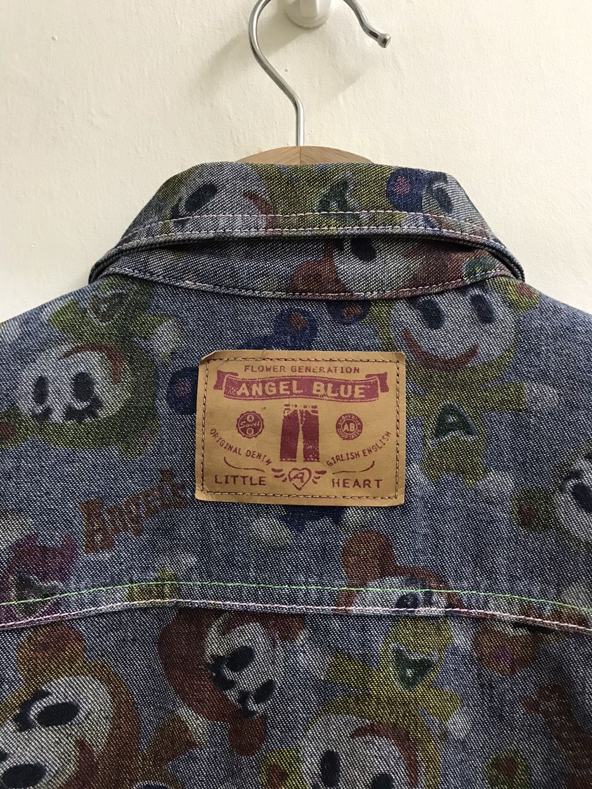 Hysteric Glamour Angel Blue Hysteric Glamour Denim Jacket Full Print Size L / US 10 / IT 46 - 10 Thumbnail