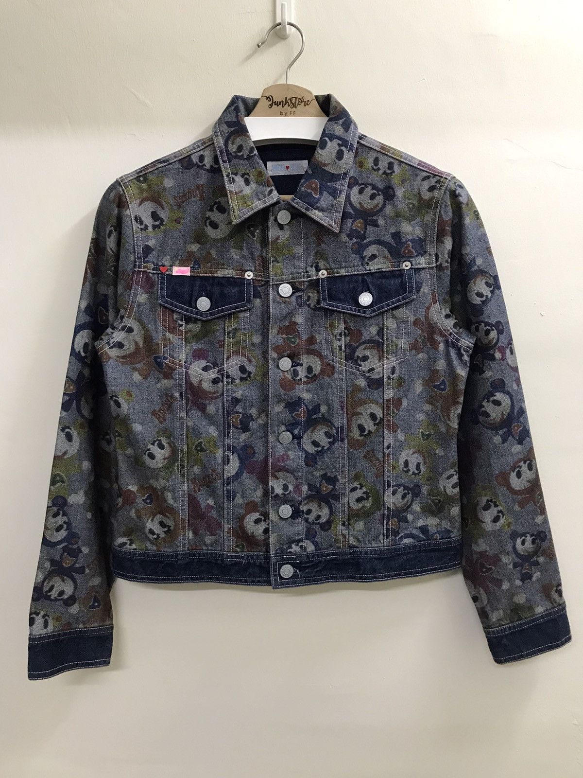 Hysteric Glamour Angel Blue Hysteric Glamour Denim Jacket Full Print Size L / US 10 / IT 46 - 1 Thumbnail