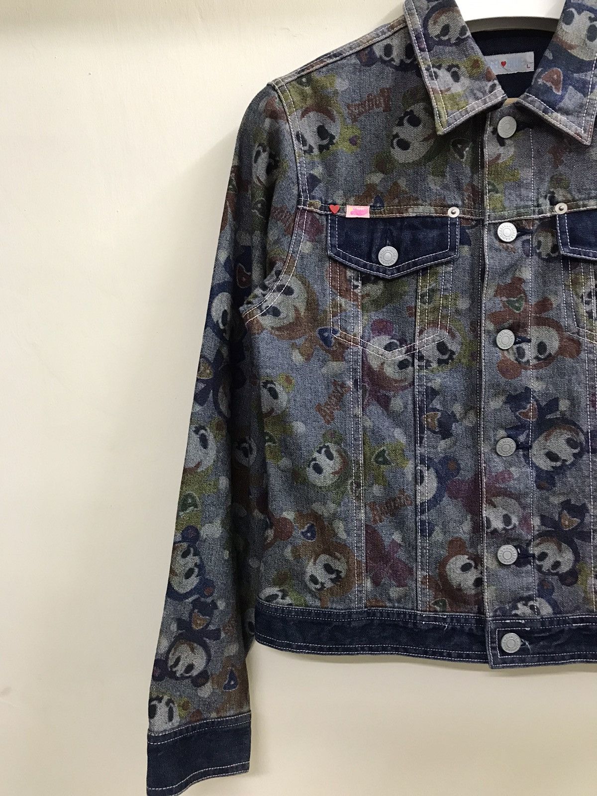 Hysteric Glamour Angel Blue Hysteric Glamour Denim Jacket Full Print Size L / US 10 / IT 46 - 9 Thumbnail