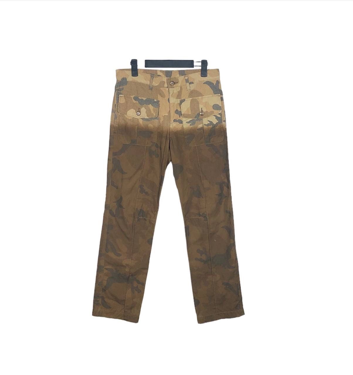 If Six Was Nine × Japanese Brand Vintage Camouflage Two Tones Brown Army Military Pants Size US 31 - 2 Thumbnail