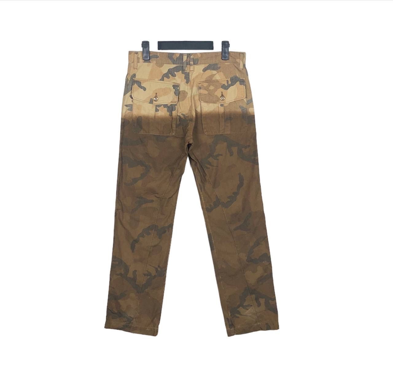 If Six Was Nine × Japanese Brand Vintage Camouflage Two Tones Brown Army Military Pants Size US 31 - 1 Thumbnail