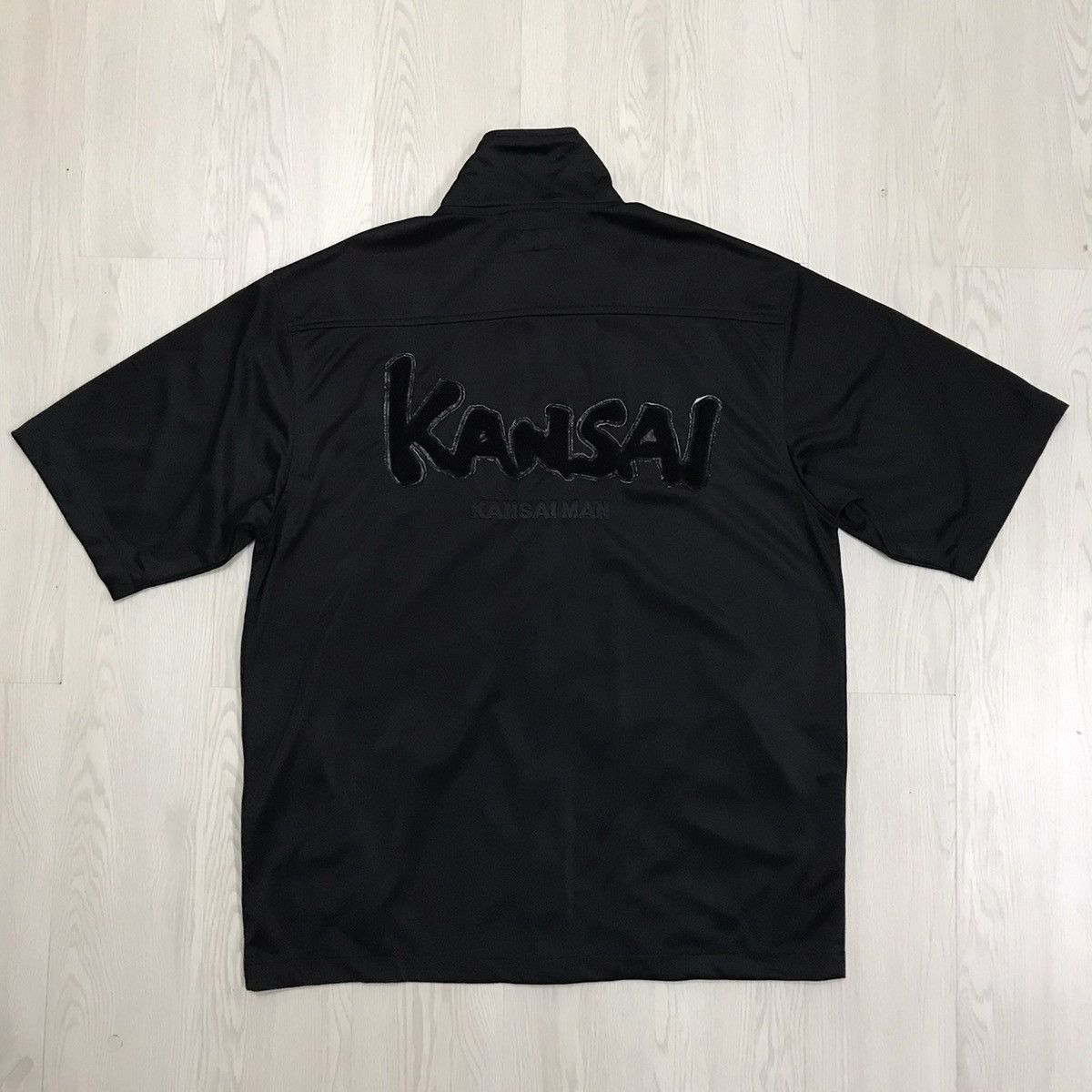 Japanese Brand × Kansai Yamamoto × Vintage 💥RARE💥 Vintage Kansai Man Kansai Yamamoto Shirt Embroidery Size US L / EU 52-54 / 3 - 1 Thumbnail
