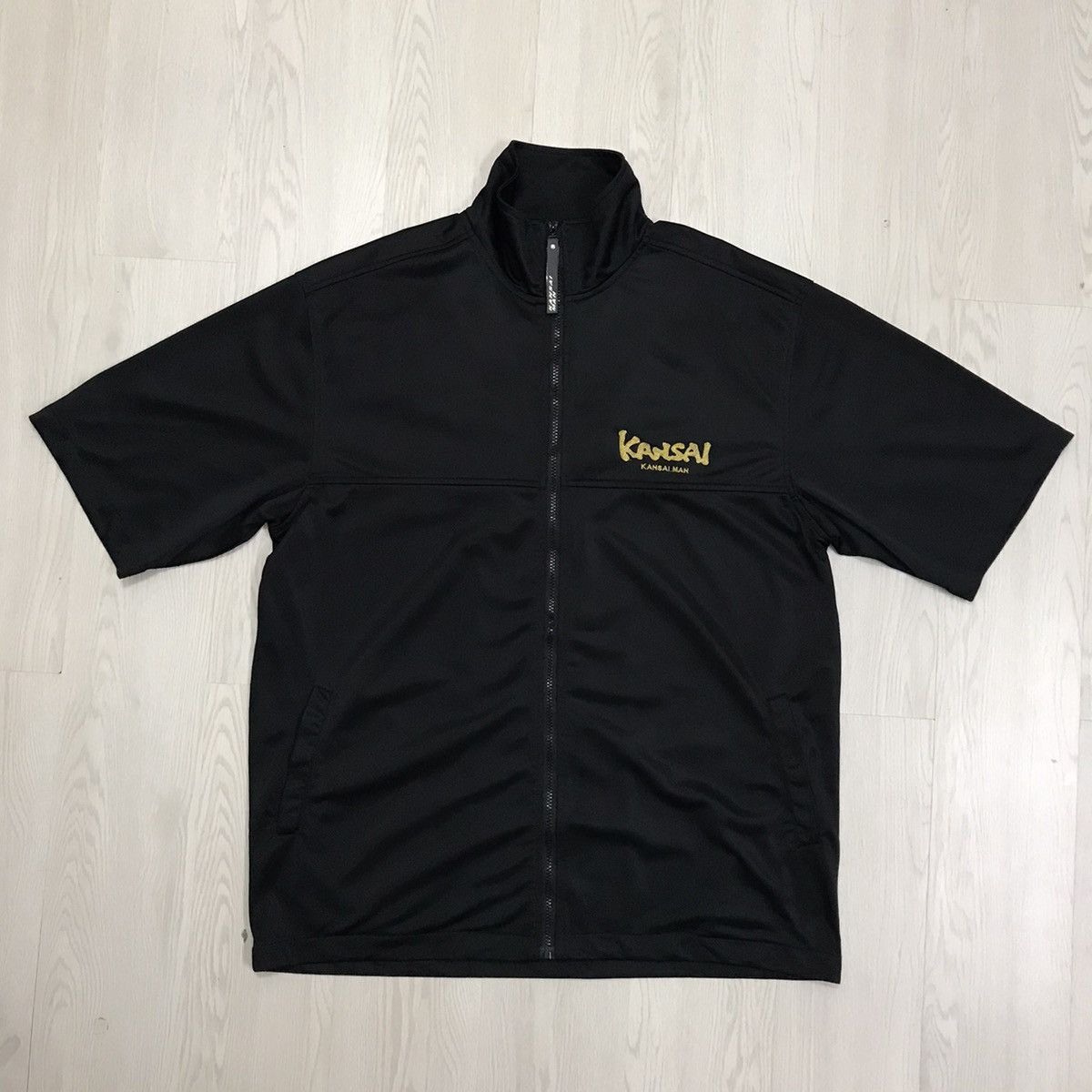 Japanese Brand × Kansai Yamamoto × Vintage 💥RARE💥 Vintage Kansai Man Kansai Yamamoto Shirt Embroidery Size US L / EU 52-54 / 3 - 2 Thumbnail