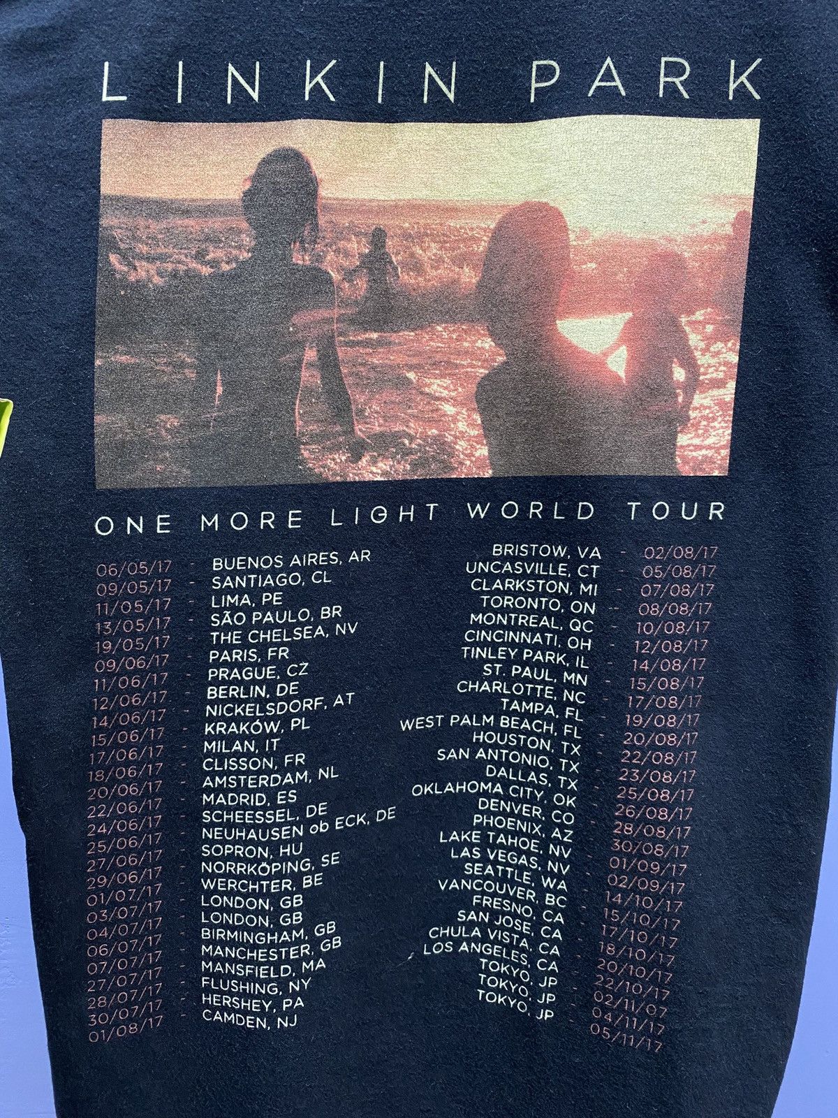 Other Linking Park 2017 One More Light World Tour T Shirt Size US S / EU 44-46 / 1 - 18 Thumbnail
