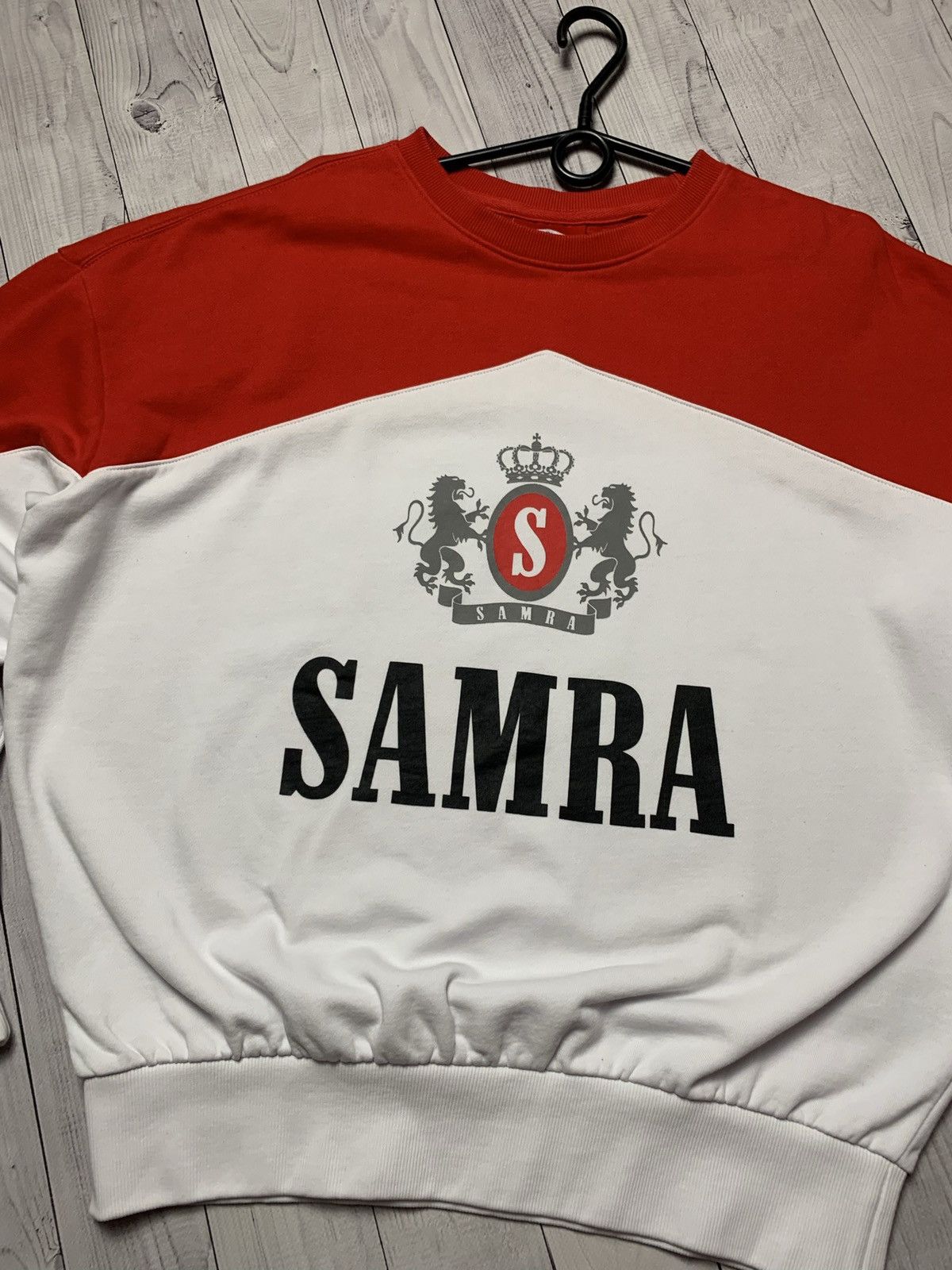 Vintage Marlboro Samra cigarette sweatshirt big logo rare L