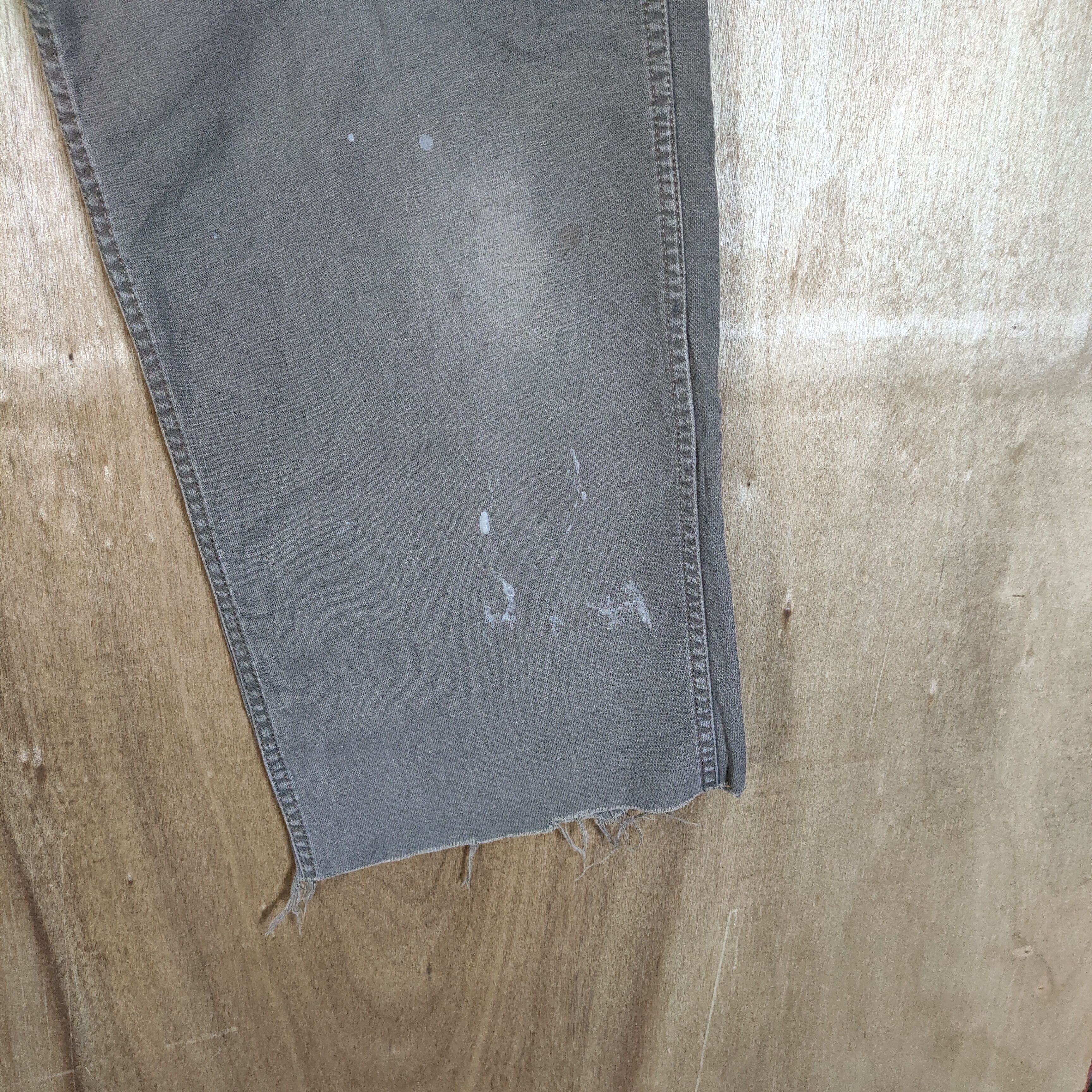 Carhartt × Vintage CARHARTT FADED BROWN STAIN WORKWEAR CARGO PANTS Size US 30 / EU 46 - 12 Thumbnail