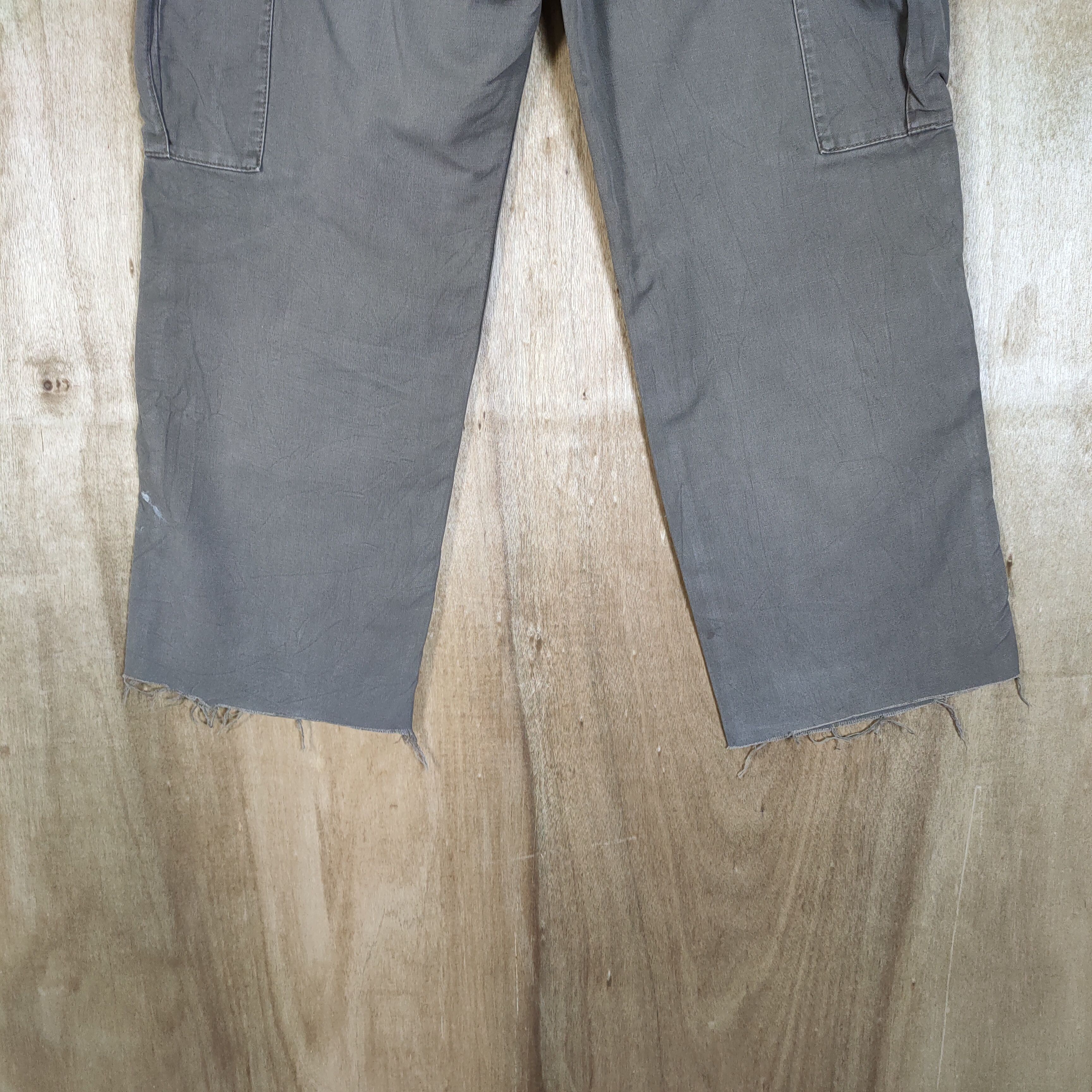 Carhartt × Vintage CARHARTT FADED BROWN STAIN WORKWEAR CARGO PANTS Size US 30 / EU 46 - 9 Thumbnail