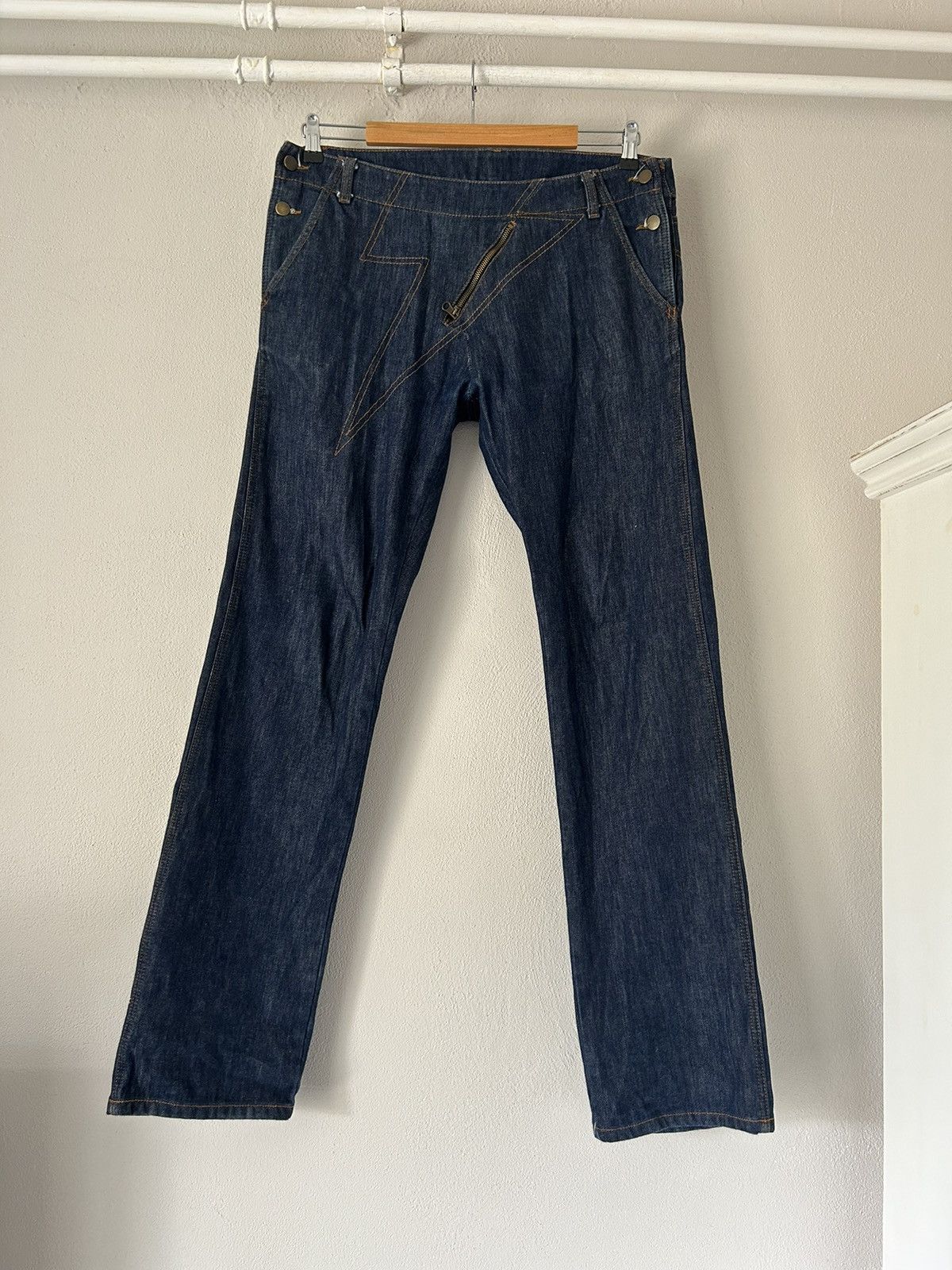 Walter Van Beirendonck Lightning Jeans (Sample) Size US 34 / EU 50 - 2 Thumbnail