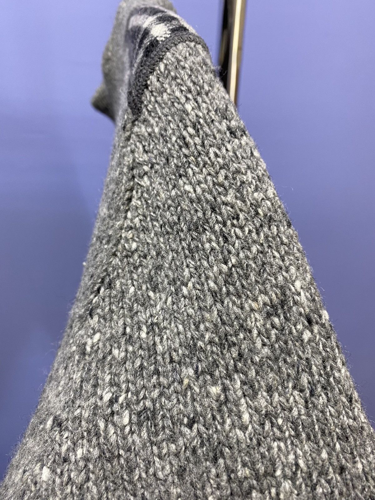 Burberry Burberry Nova Check Sweater Turtleneck Knit Men’s M Grey Size US M / EU 48-50 / 2 - 12 Thumbnail
