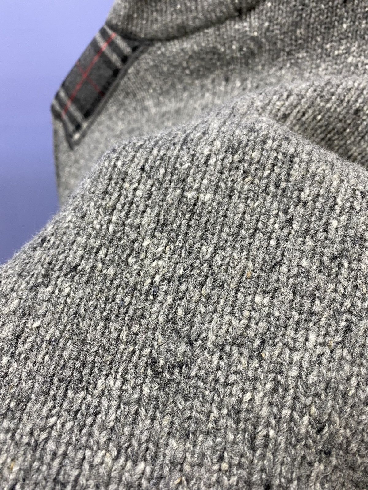 Burberry Burberry Nova Check Sweater Turtleneck Knit Men’s M Grey Size US M / EU 48-50 / 2 - 19 Thumbnail